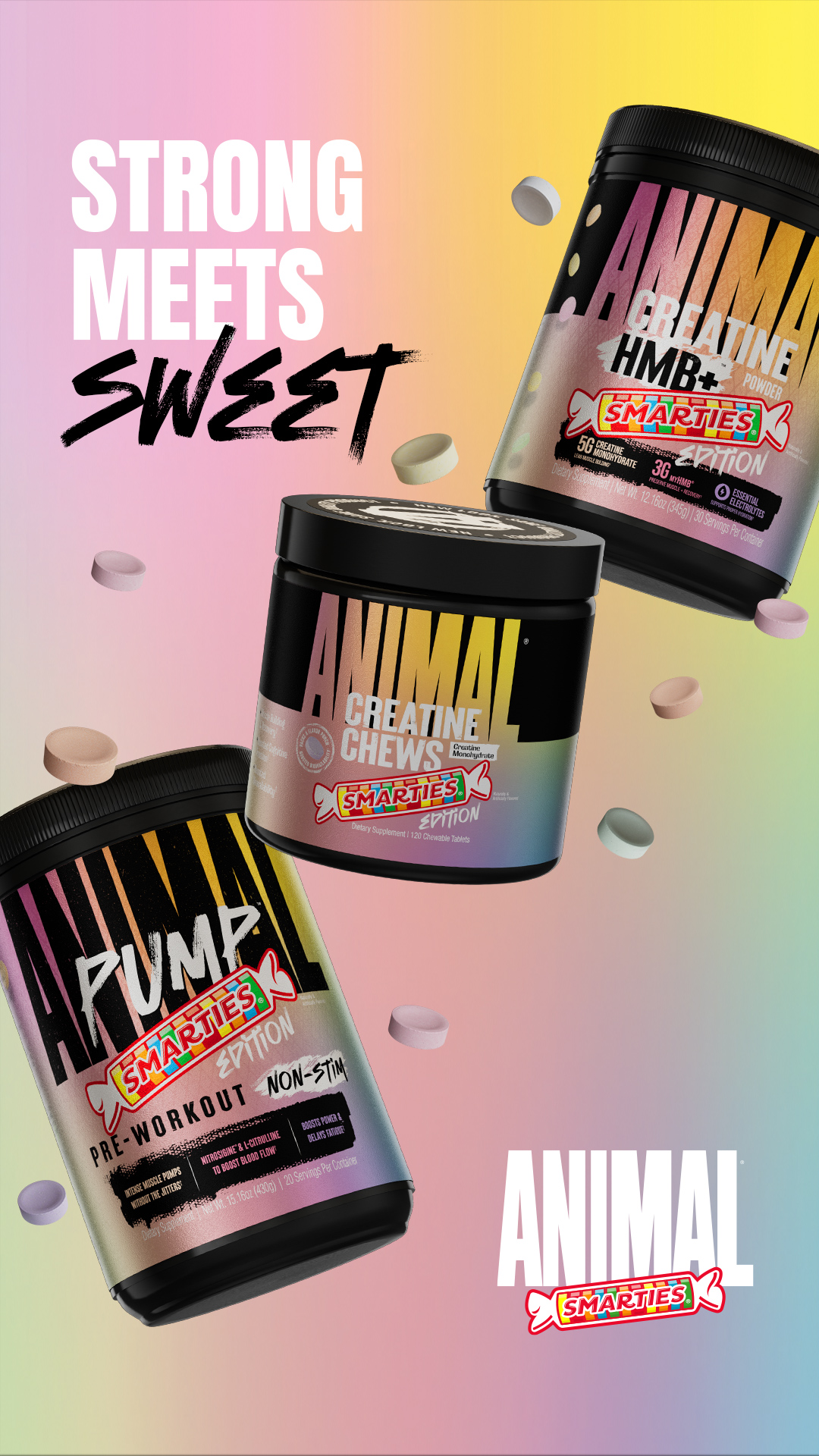 The Official Animal Pak page Facebook ad