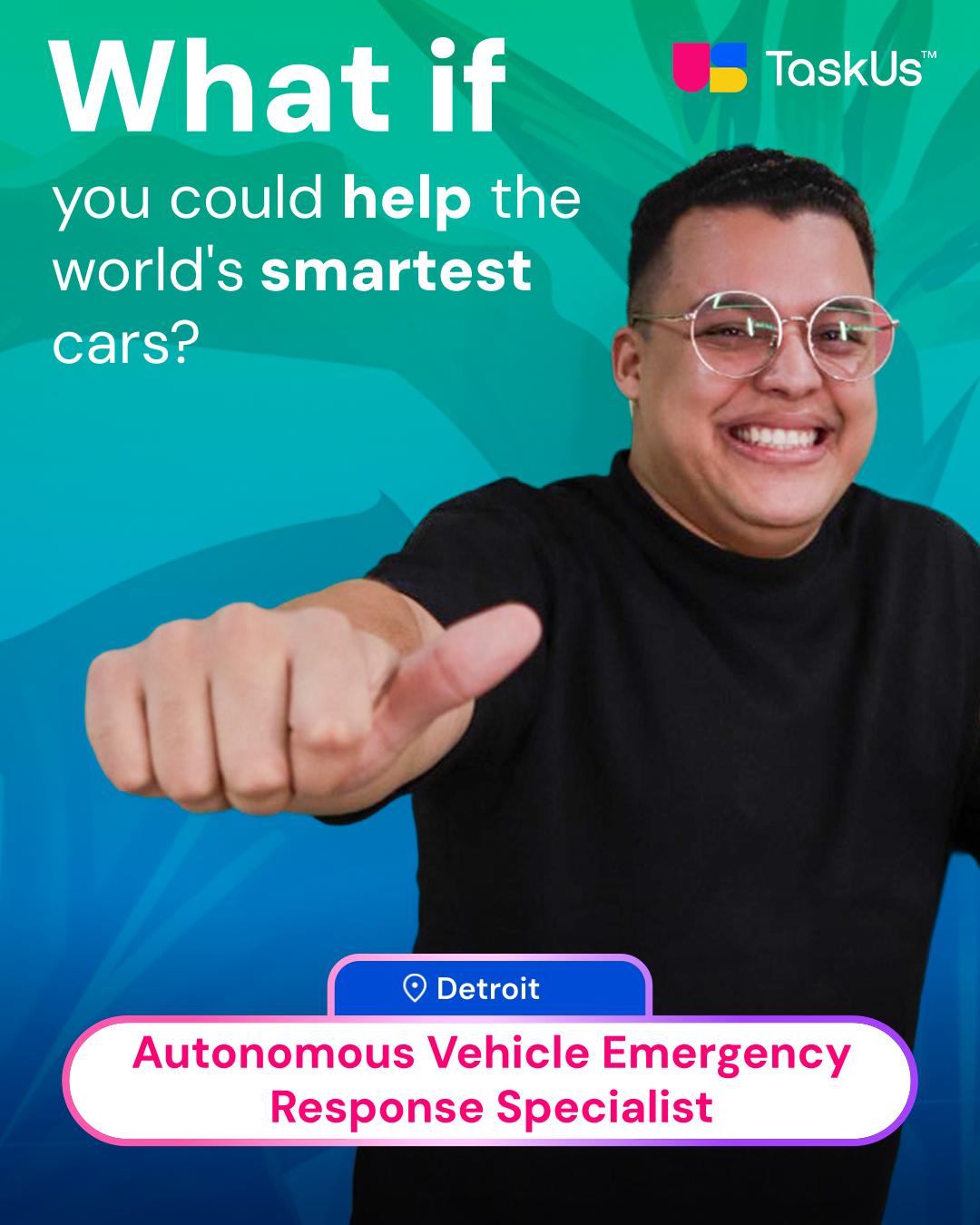 TaskUs Facebook ad