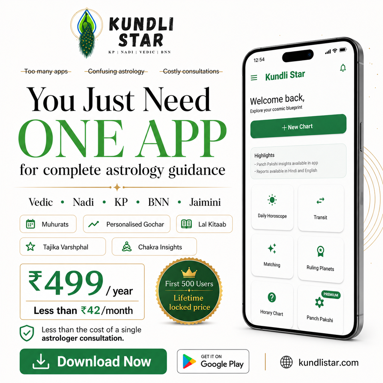 Poojawithastroanmol Facebook ad: KundliStar Vedic KP Nadi BNN