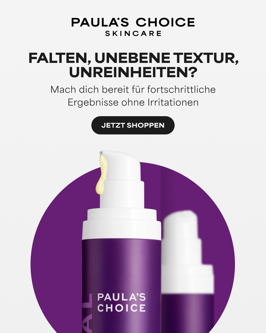 Paula's Choice Facebook ad from Aug 31, 2026