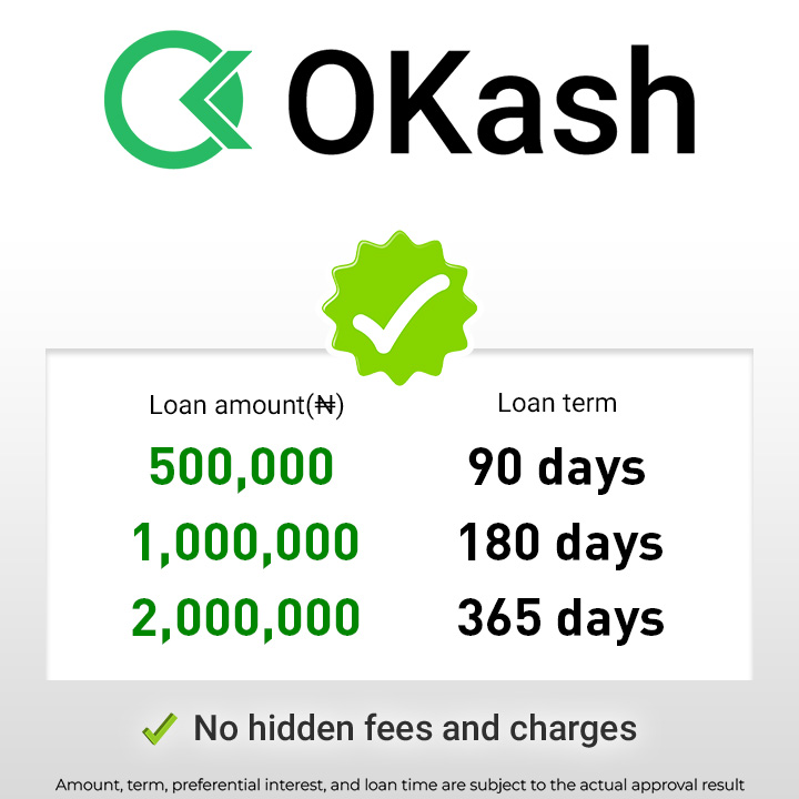 OKash Facebook ad