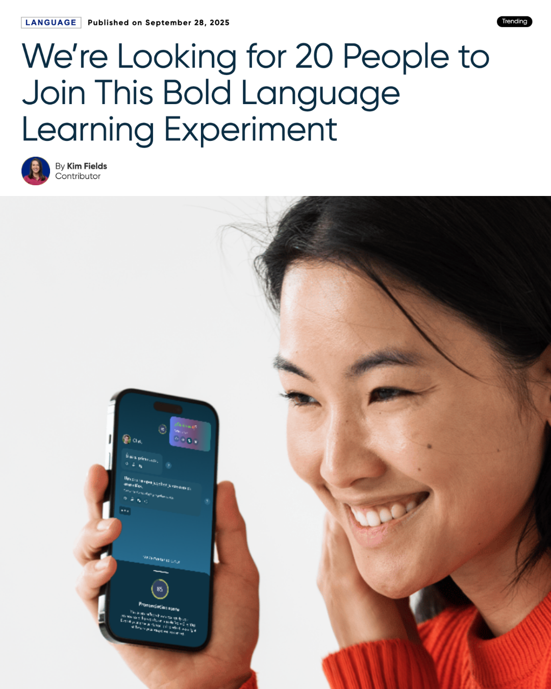 Julian the Polyglot Facebook ad