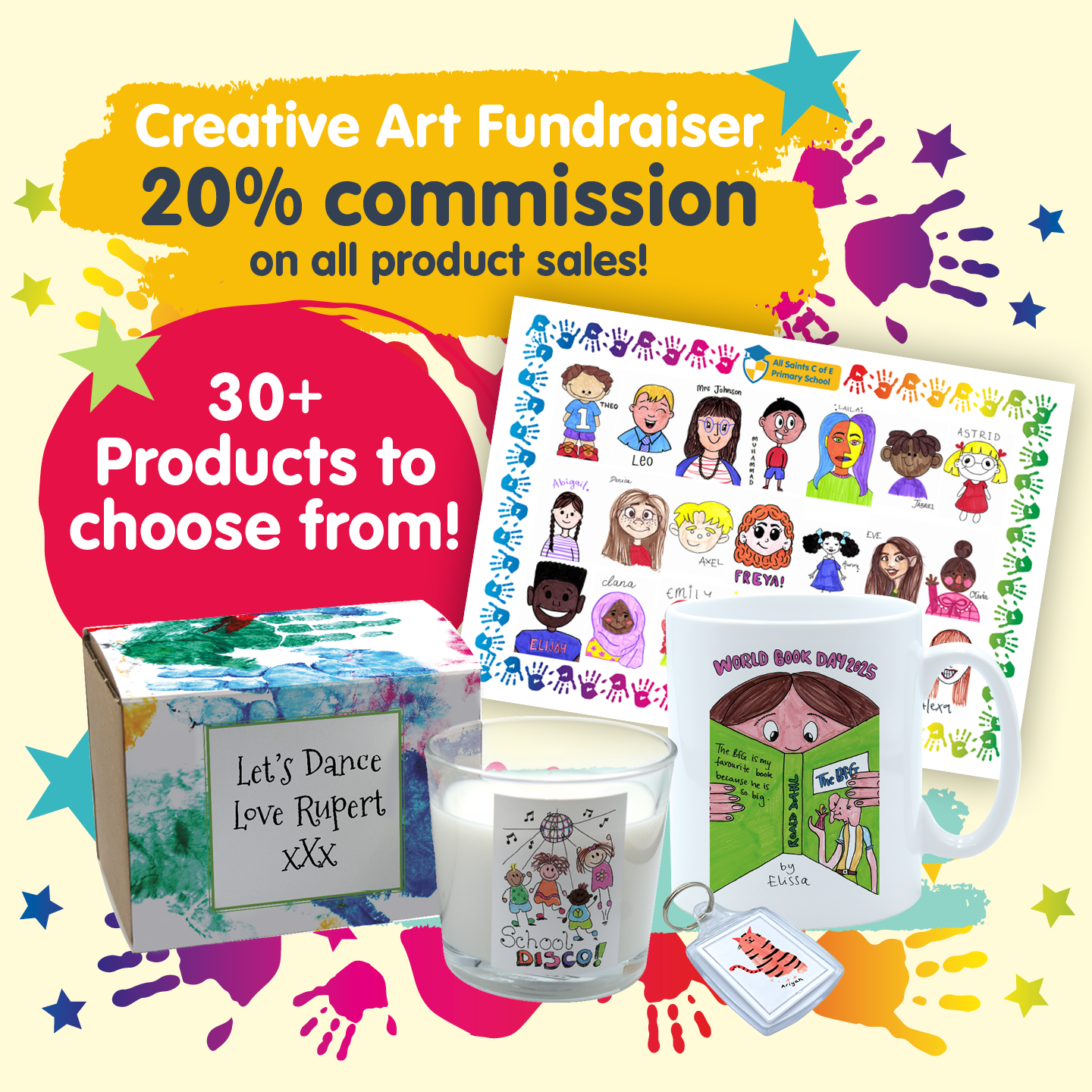 My Child's Art Facebook ad: CALLING ALL SCHOOLS, NURSERIES & CHILDREN'S GROUPS