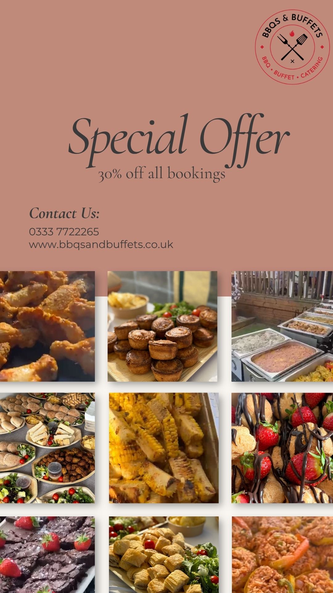 Event Caterer Group: BBQs and Buffets Facebook ad