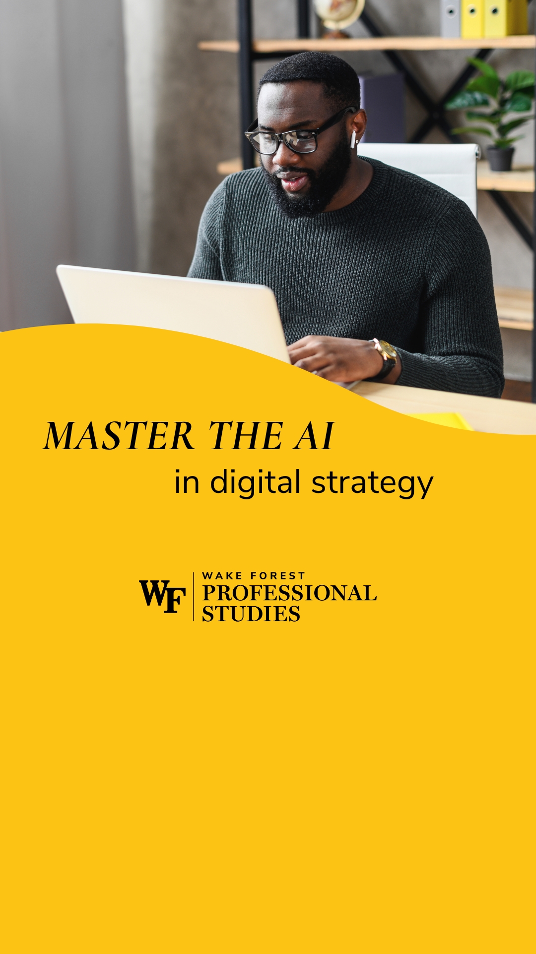 Wake Forest University School of Professional Studies Facebook ad from Jul 1, 2026
