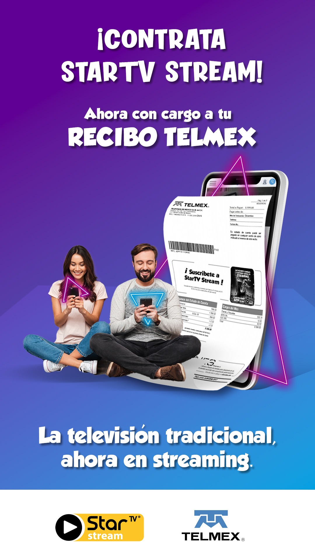 Startv Stream MX Facebook ad from Aug 6, 2025
