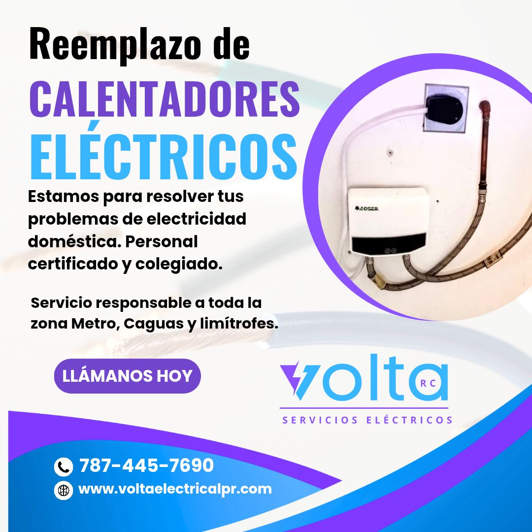 VOLTA RC Servicios Eléctricos Facebook ad: Trabajos de electricidad doméstica con responsabilidad…