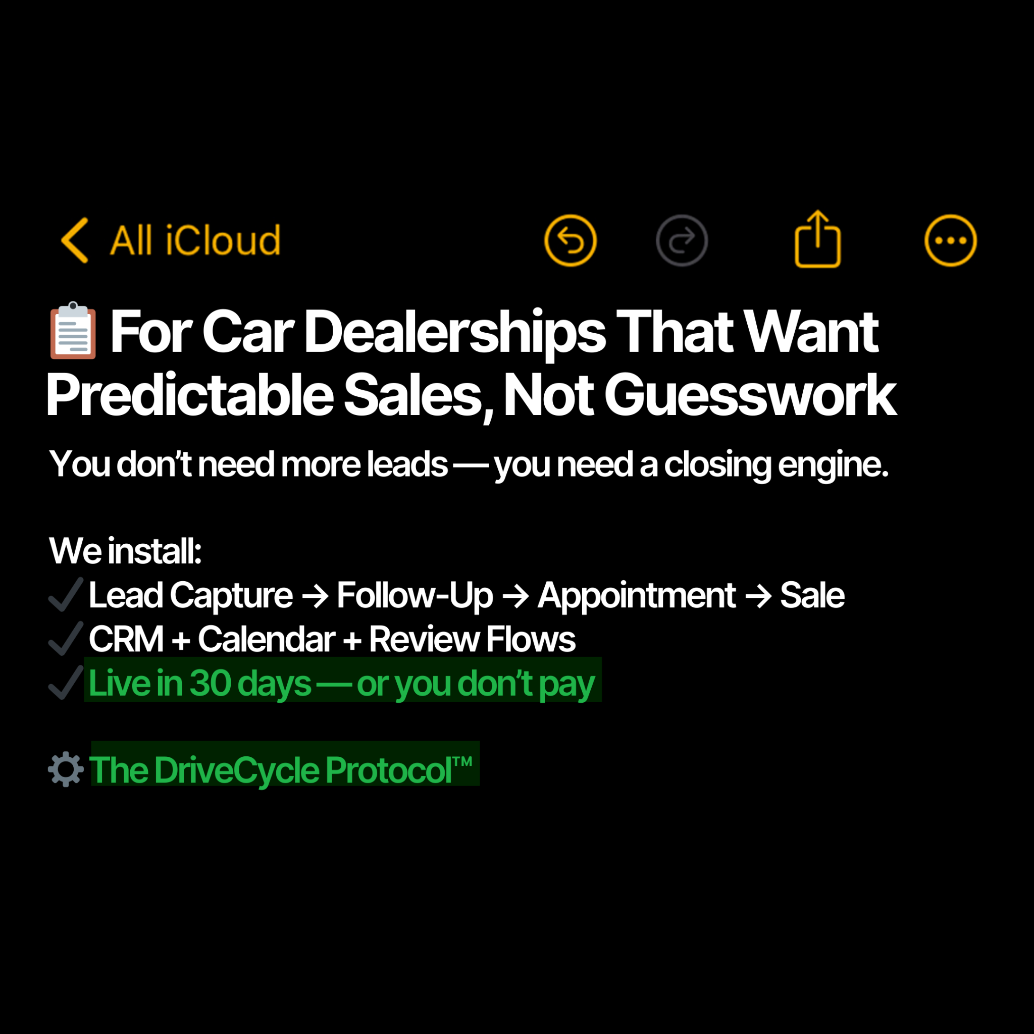 Quativacom Facebook ad: Car Dealerships: Add 120+ Showroom Appointments & 60+ Sold…