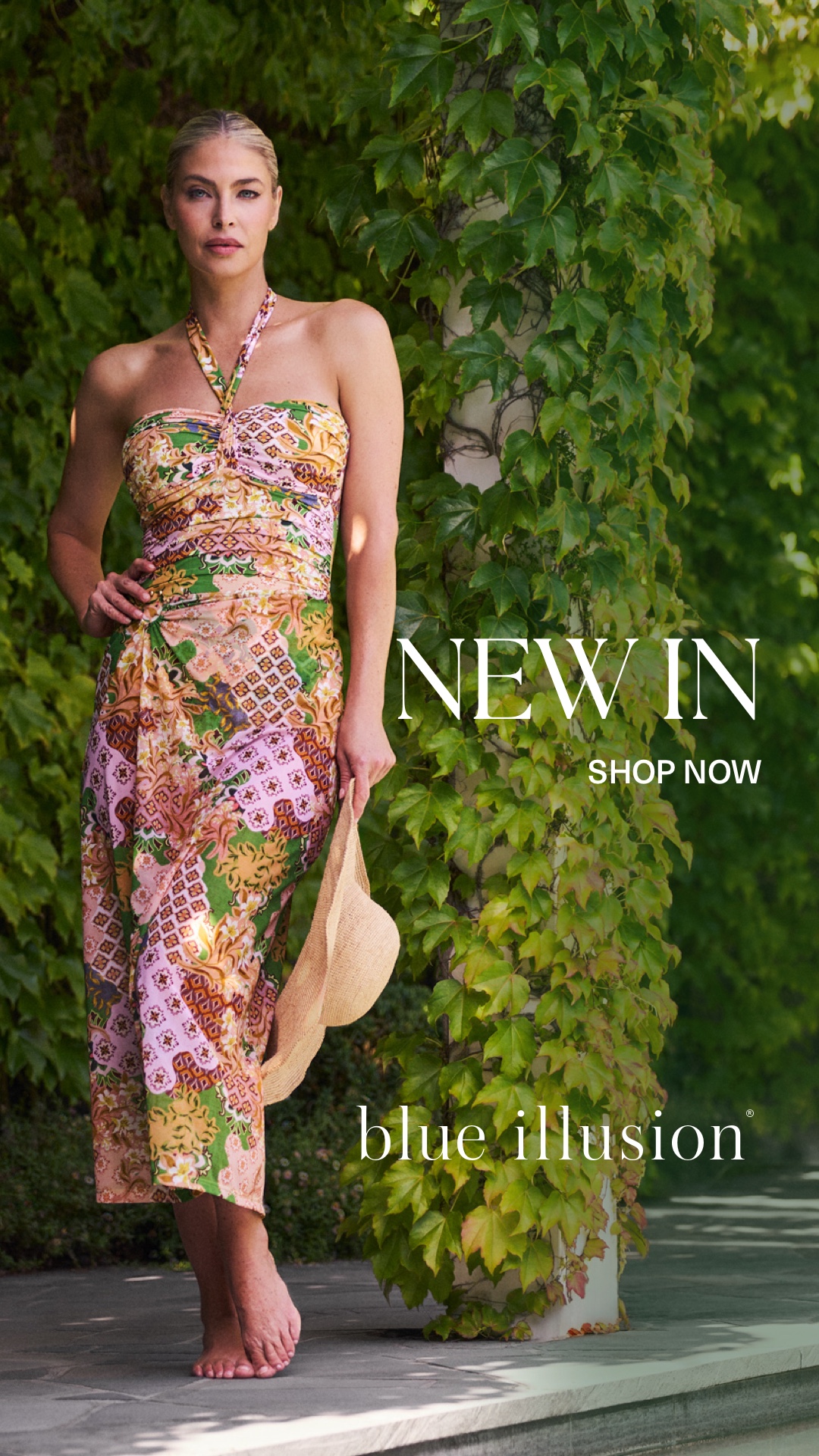 Blue Illusion Facebook ad