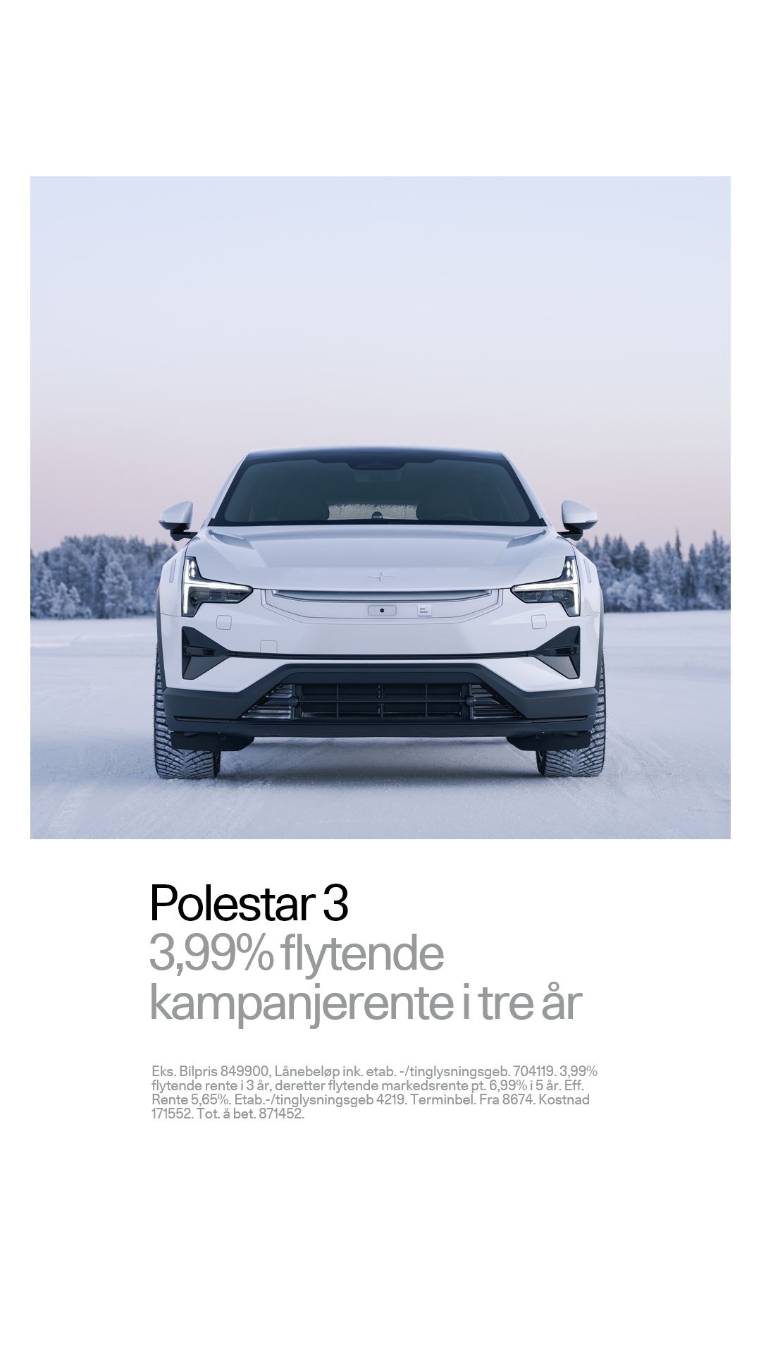 Polestar Facebook ad from Jan 1, 2026