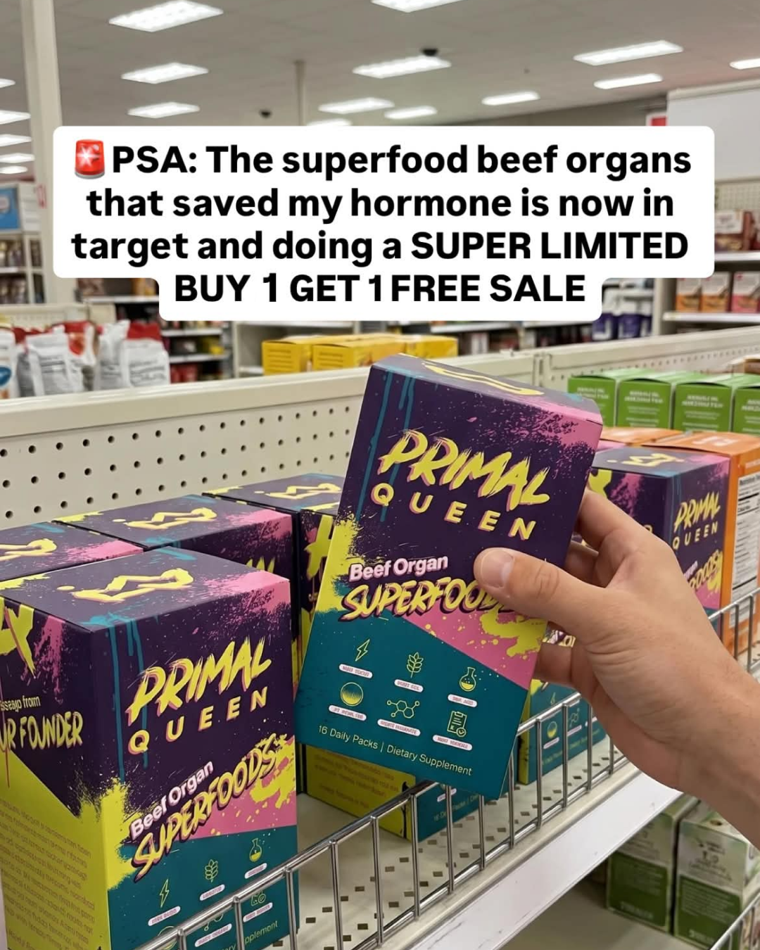 Primal Queen Facebook ad