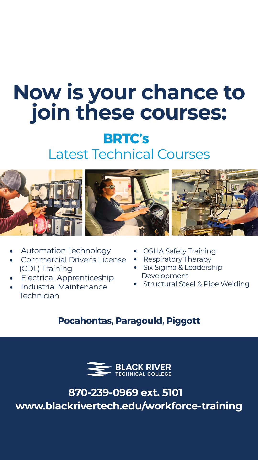 Black River Technical College Facebook ad from Oct 20, 2025