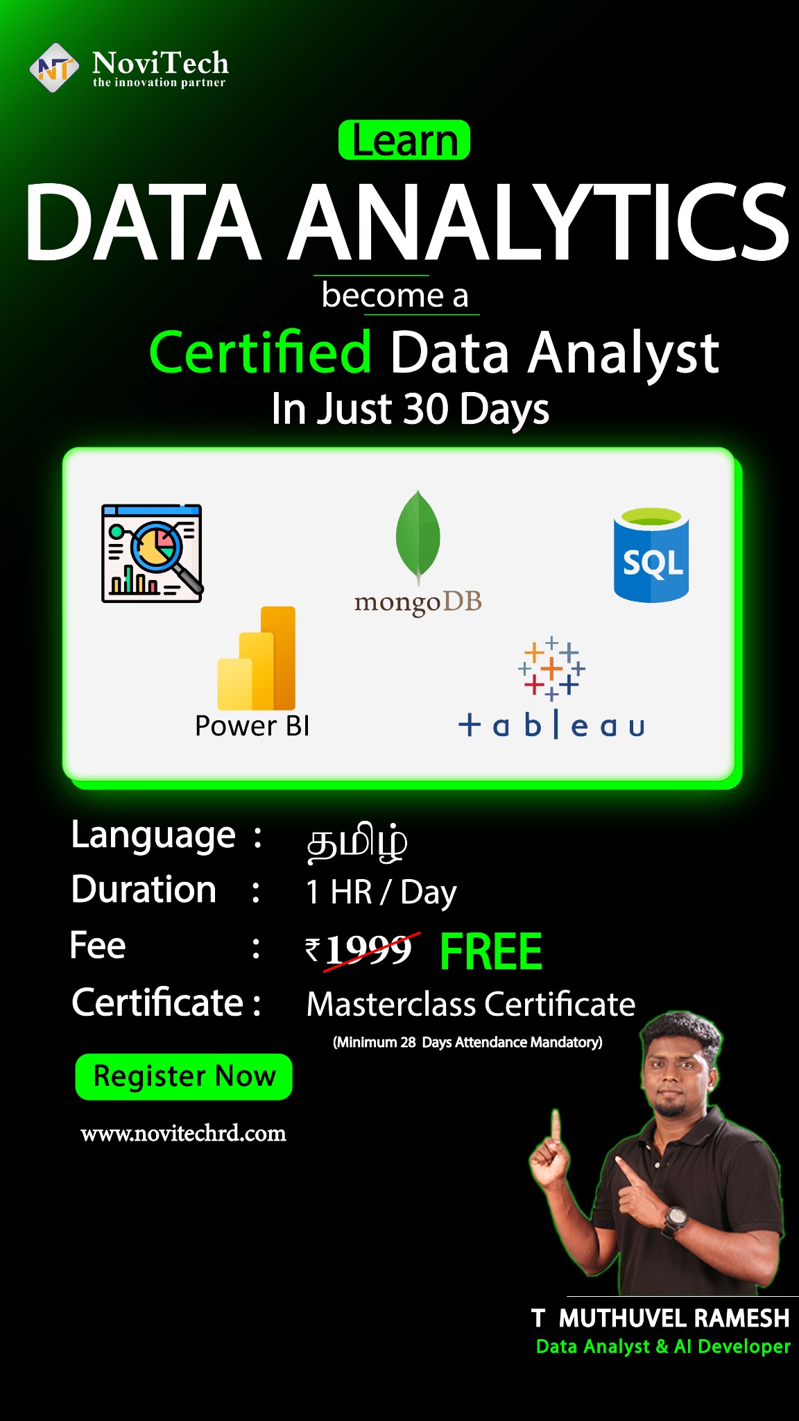 Novitech R&D Pvt Ltd Facebook ad