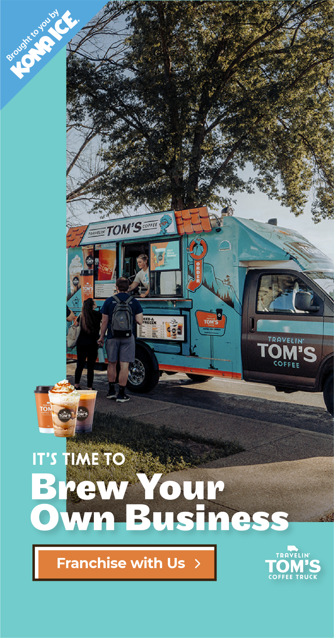 Travelin' Tom's Coffee Facebook ad