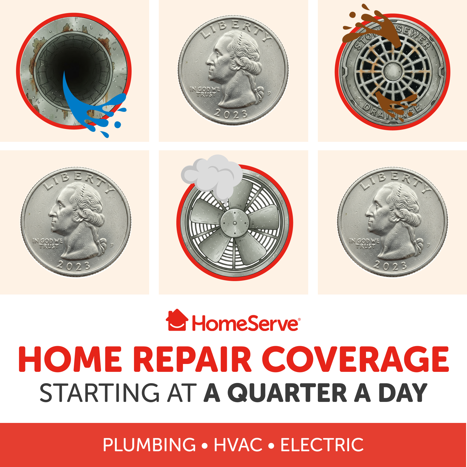 HomeServe USA Facebook ad