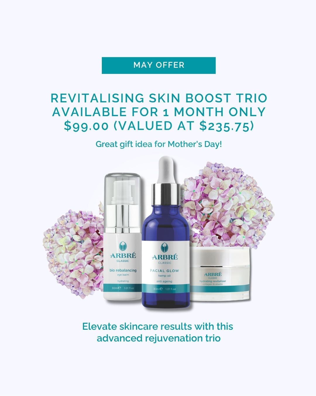 Arbré Beauty Programs Facebook ad
