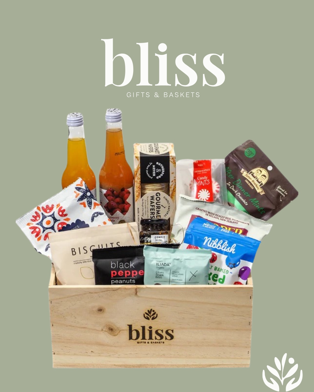 Bliss Baskets and Gifts Facebook ad: Gifts That Leave an Impression