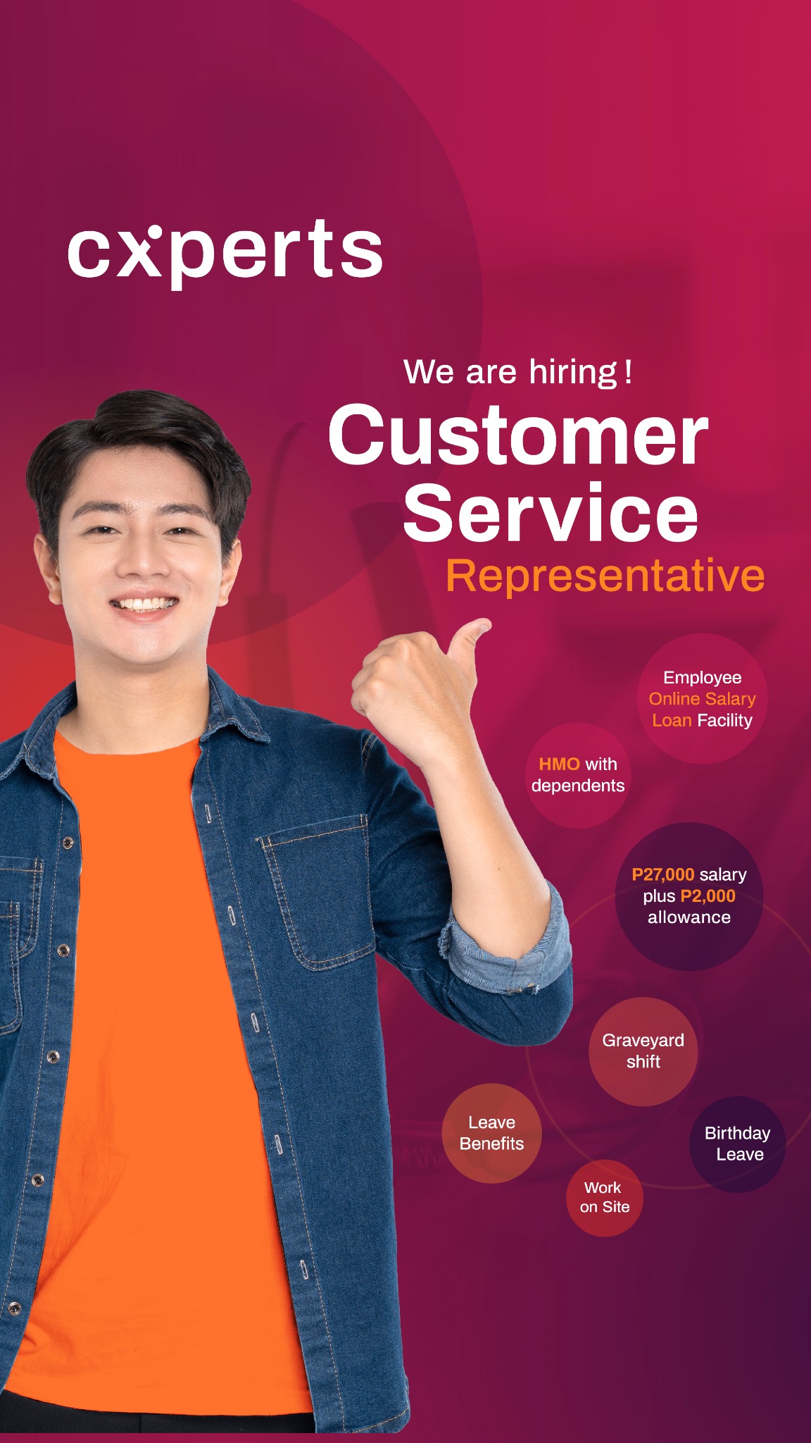 cxperts asia Facebook ad from May 12, 2026