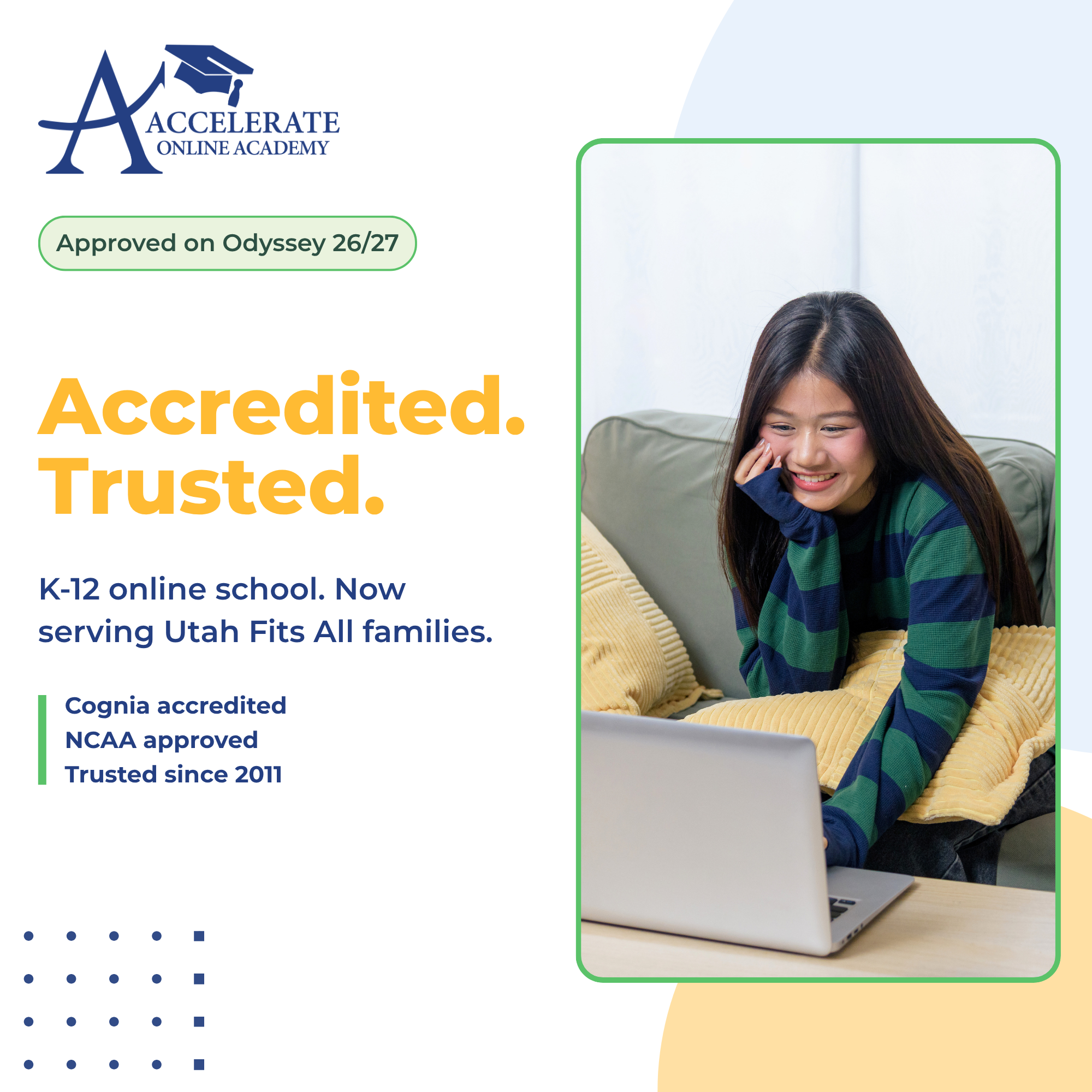 Accelerate Online Academy Facebook ad