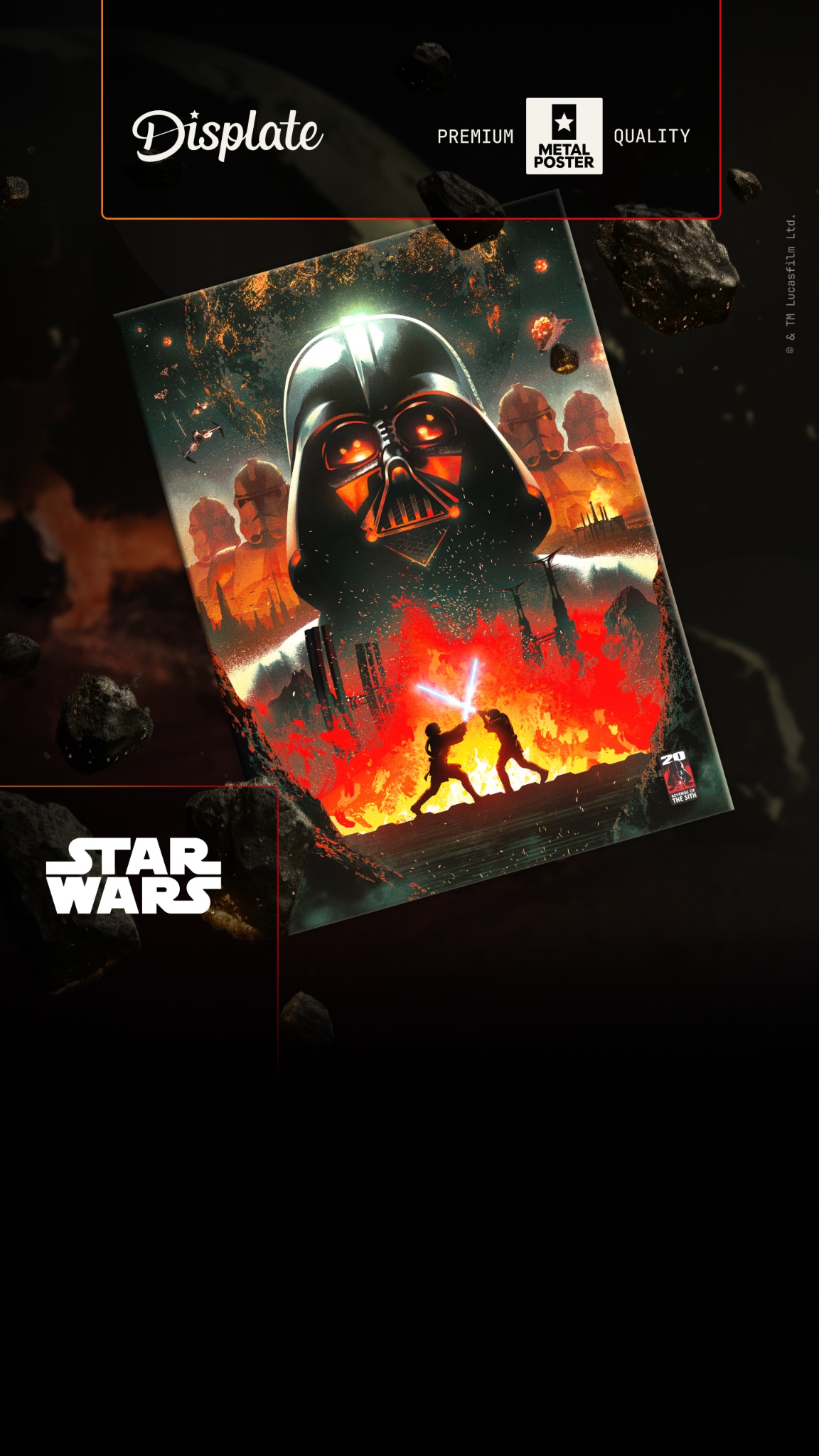 Displate Facebook ad