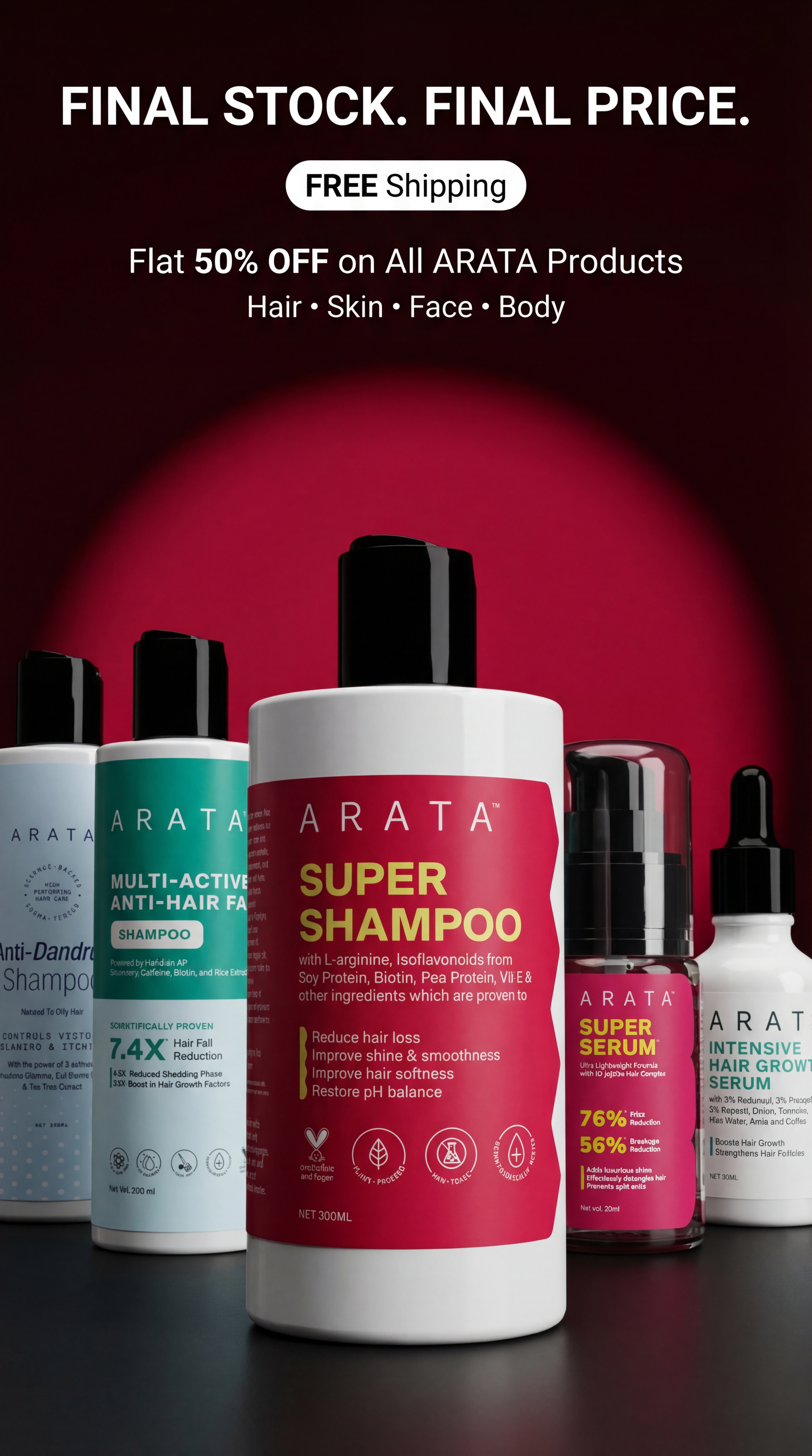 Arata Beauty Facebook ad