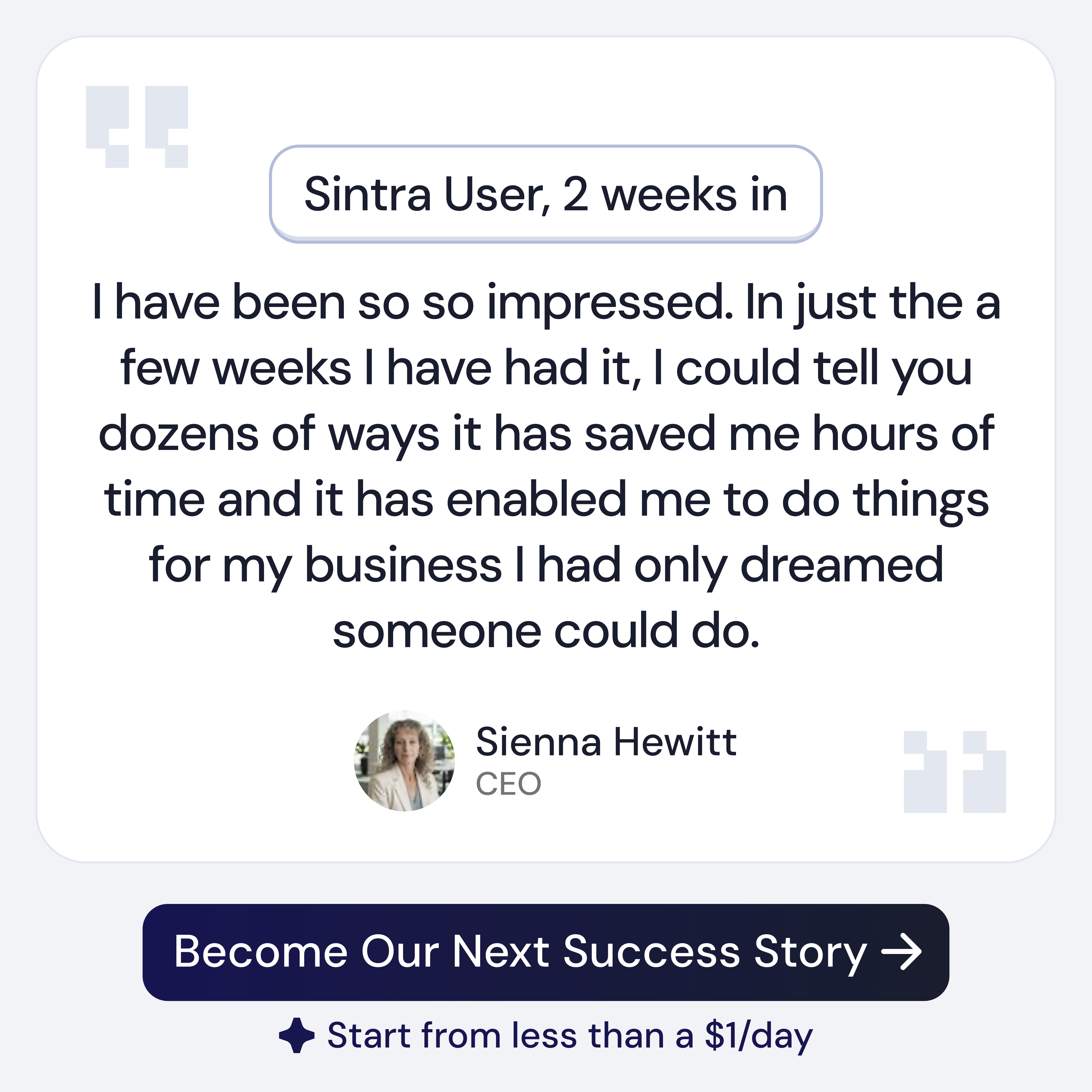 sintra.ai Facebook ad