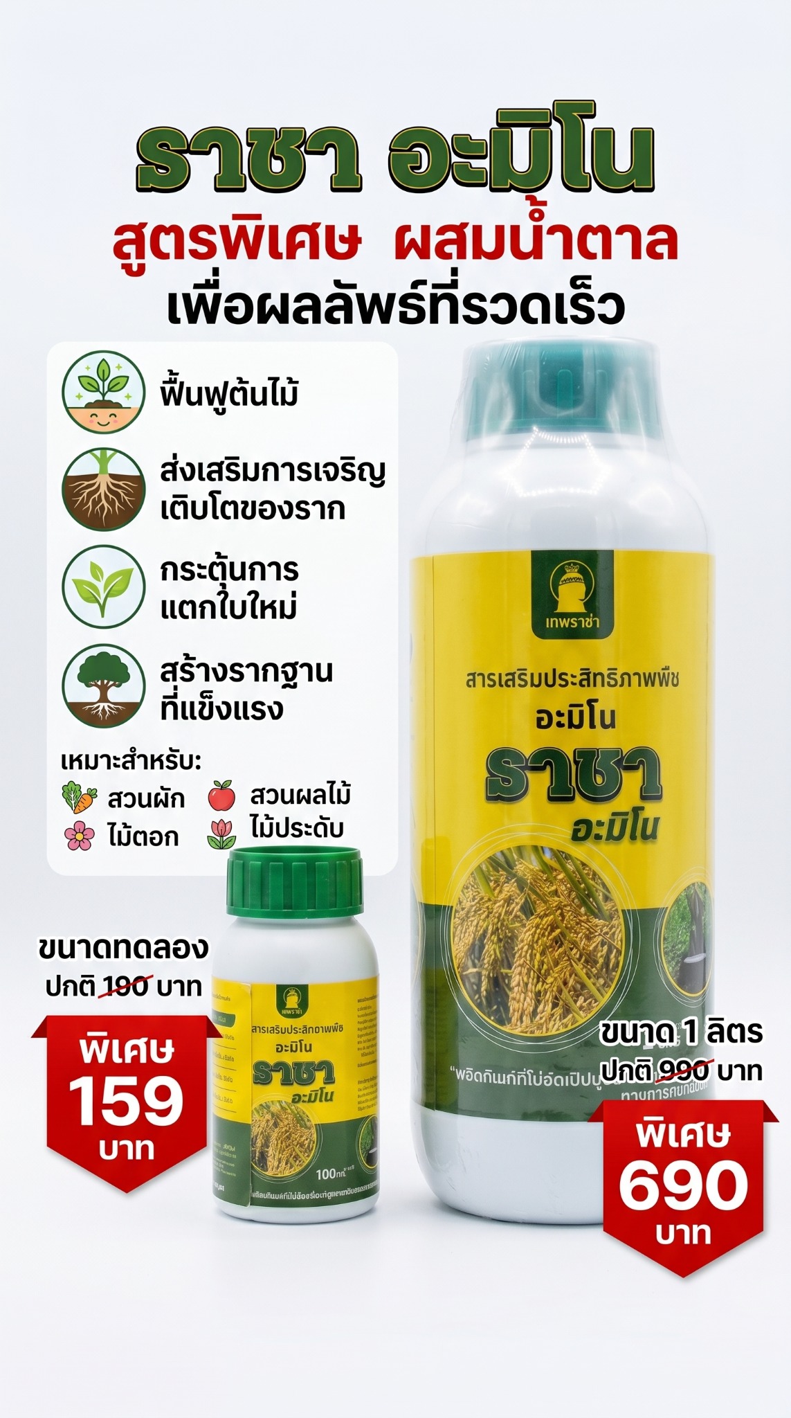 เทพราชา เพจหลักบริษัท Facebook ad: แชทใน Messenger