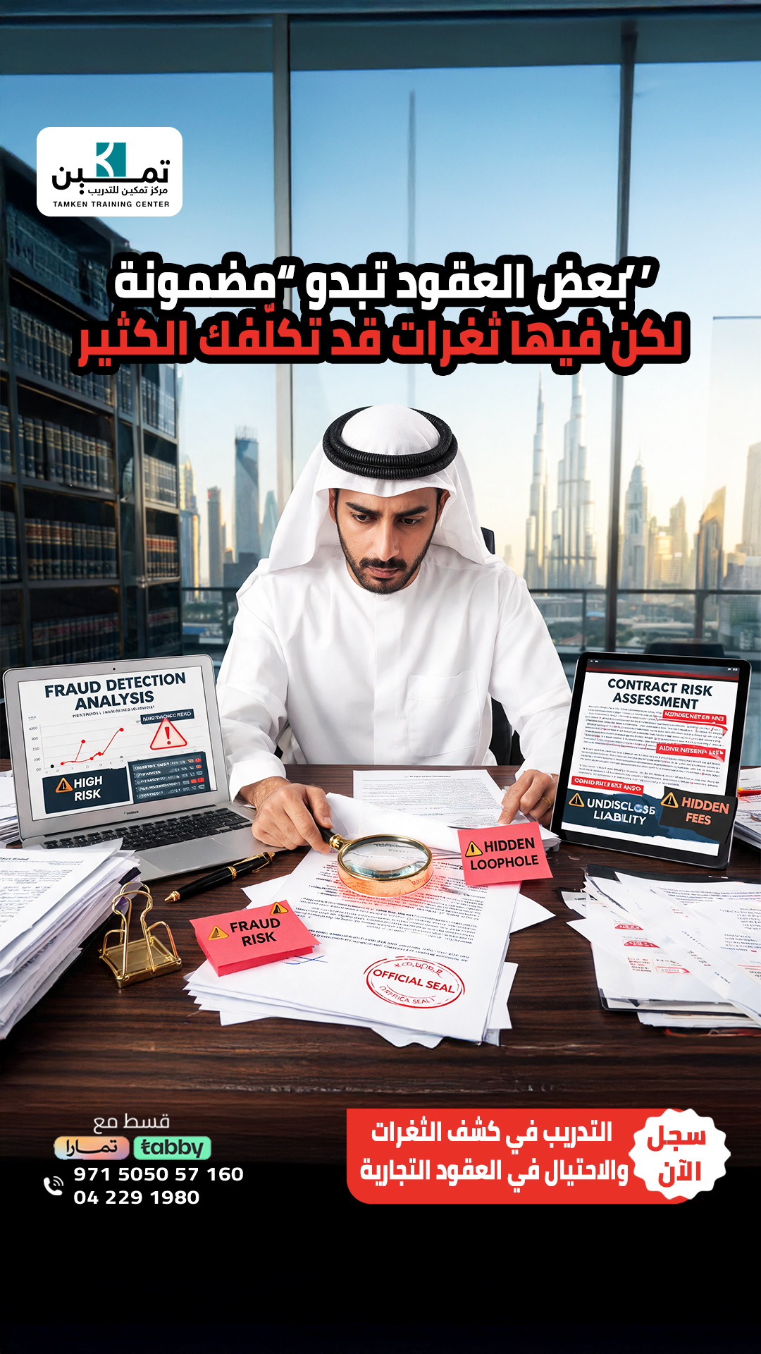 Tamken Trainaing Center Dubai Facebook ad
