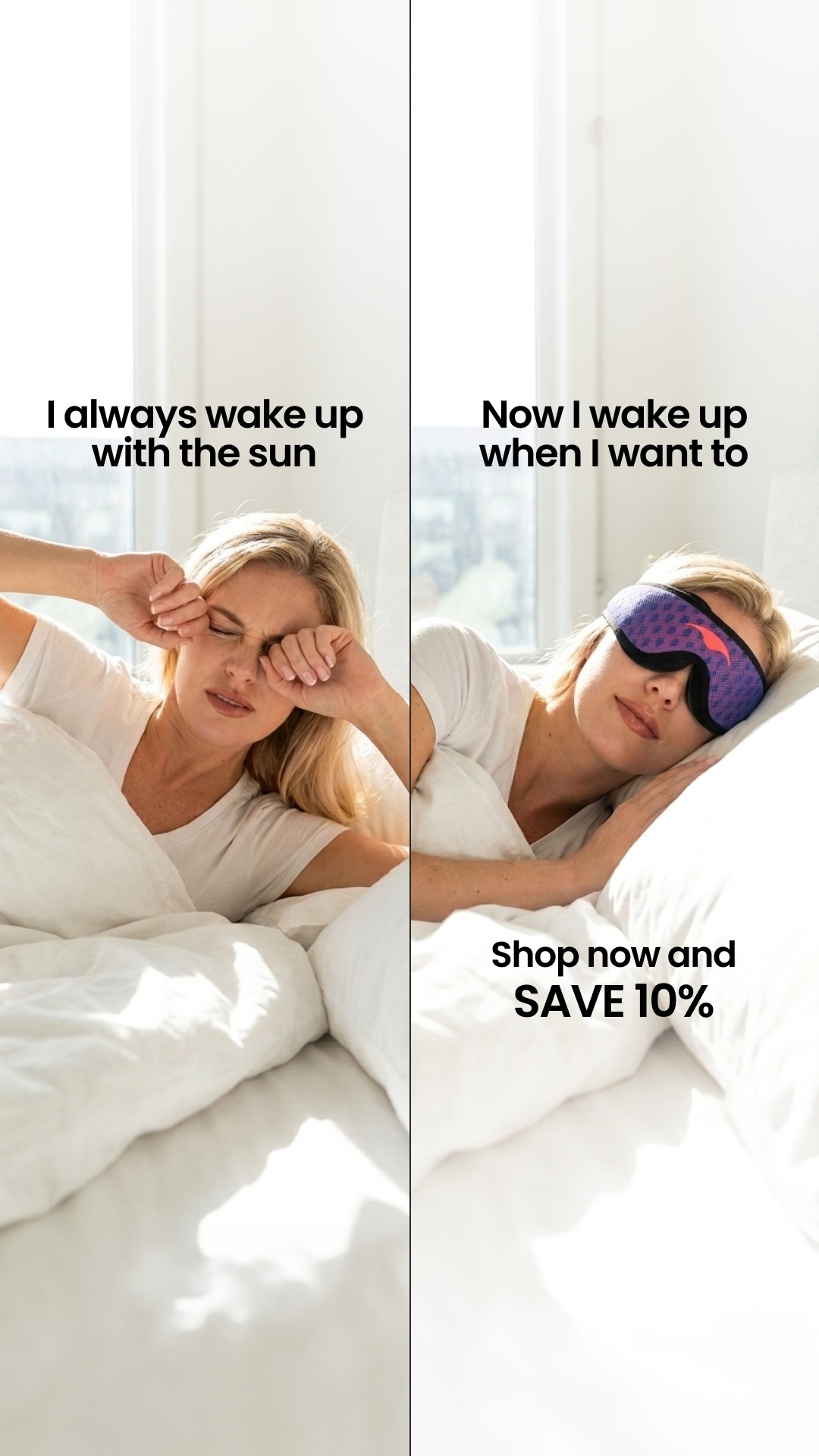 Manta Sleep Facebook ad