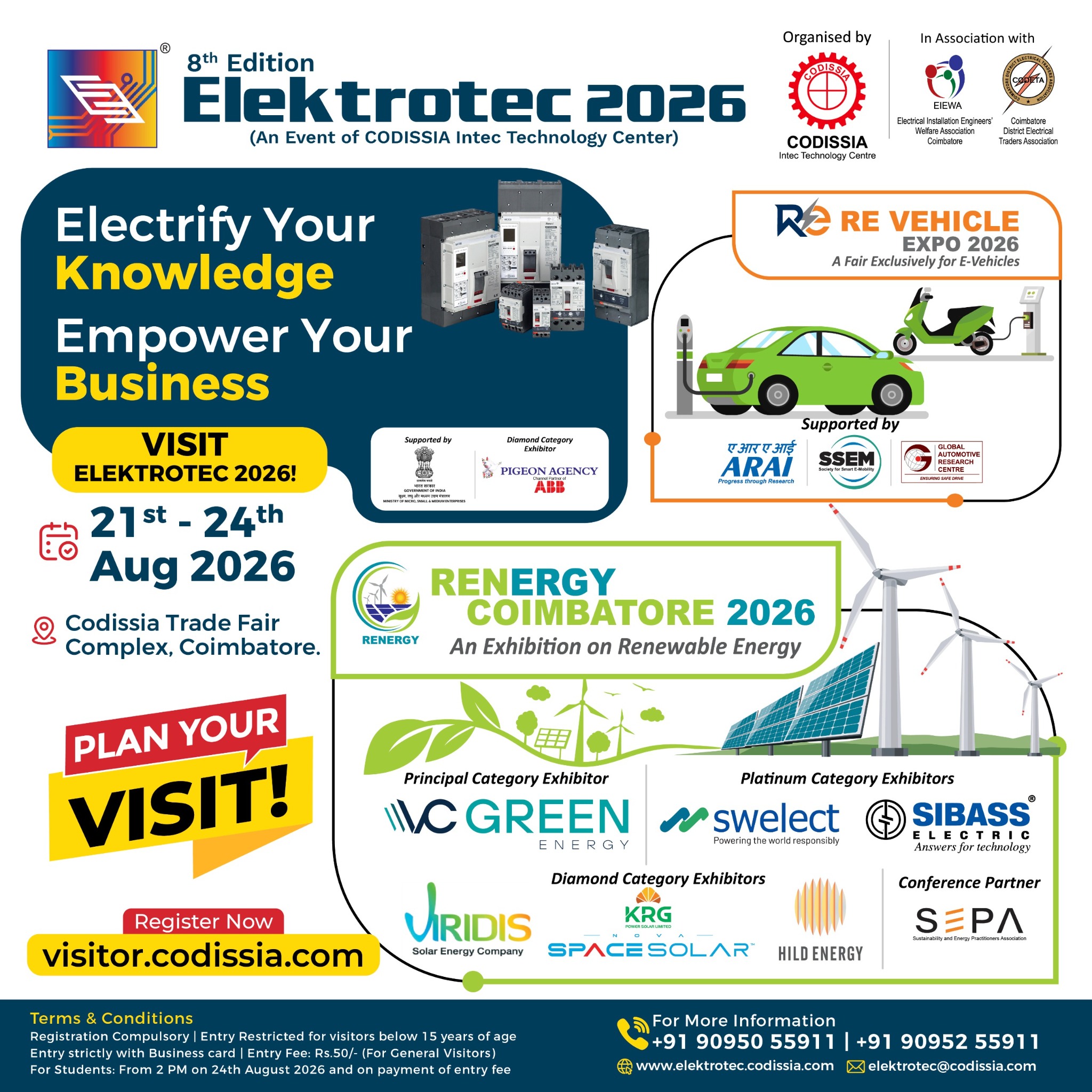 Elektrotec Facebook ad: Register Now - Codissia