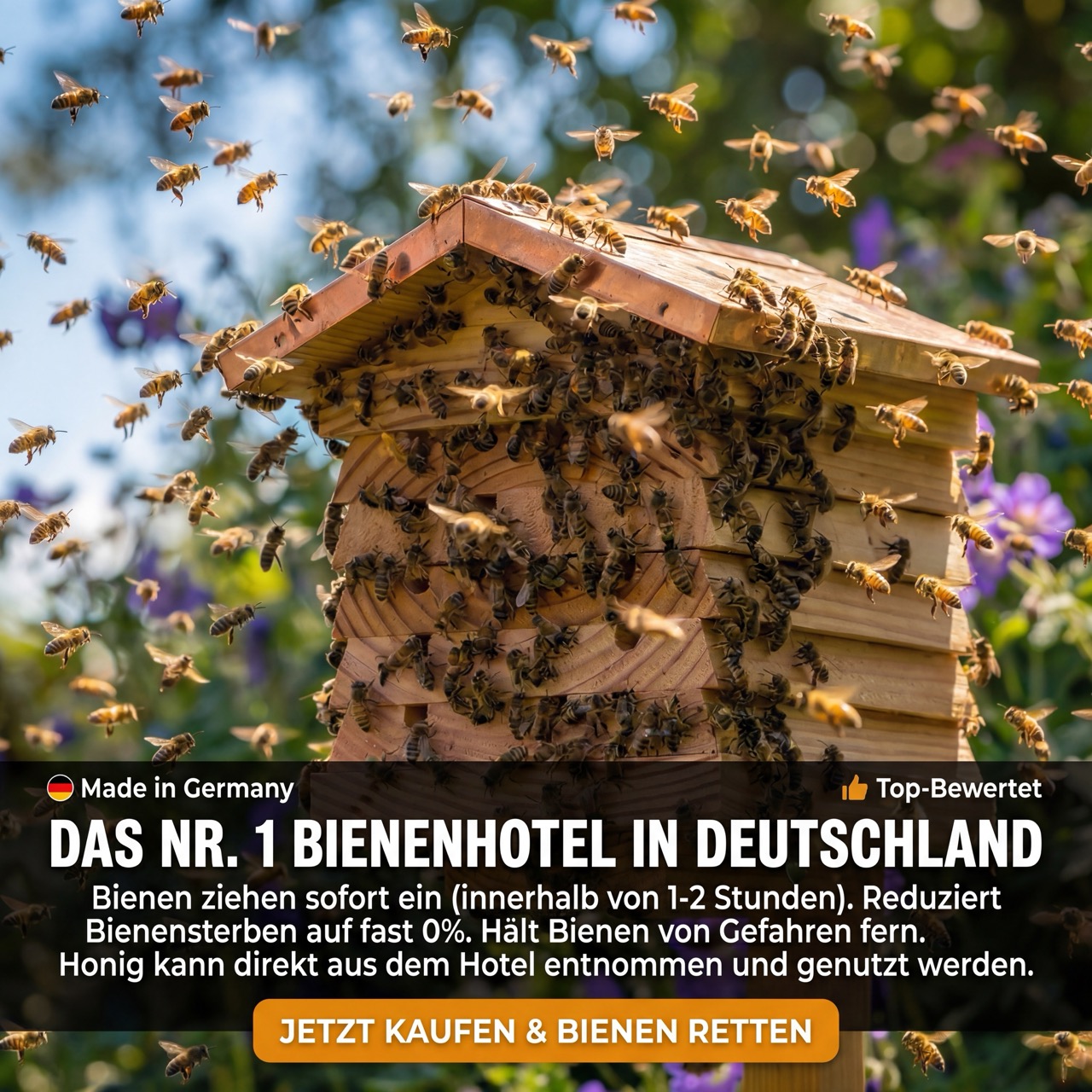 Bienenhotel Facebook ad