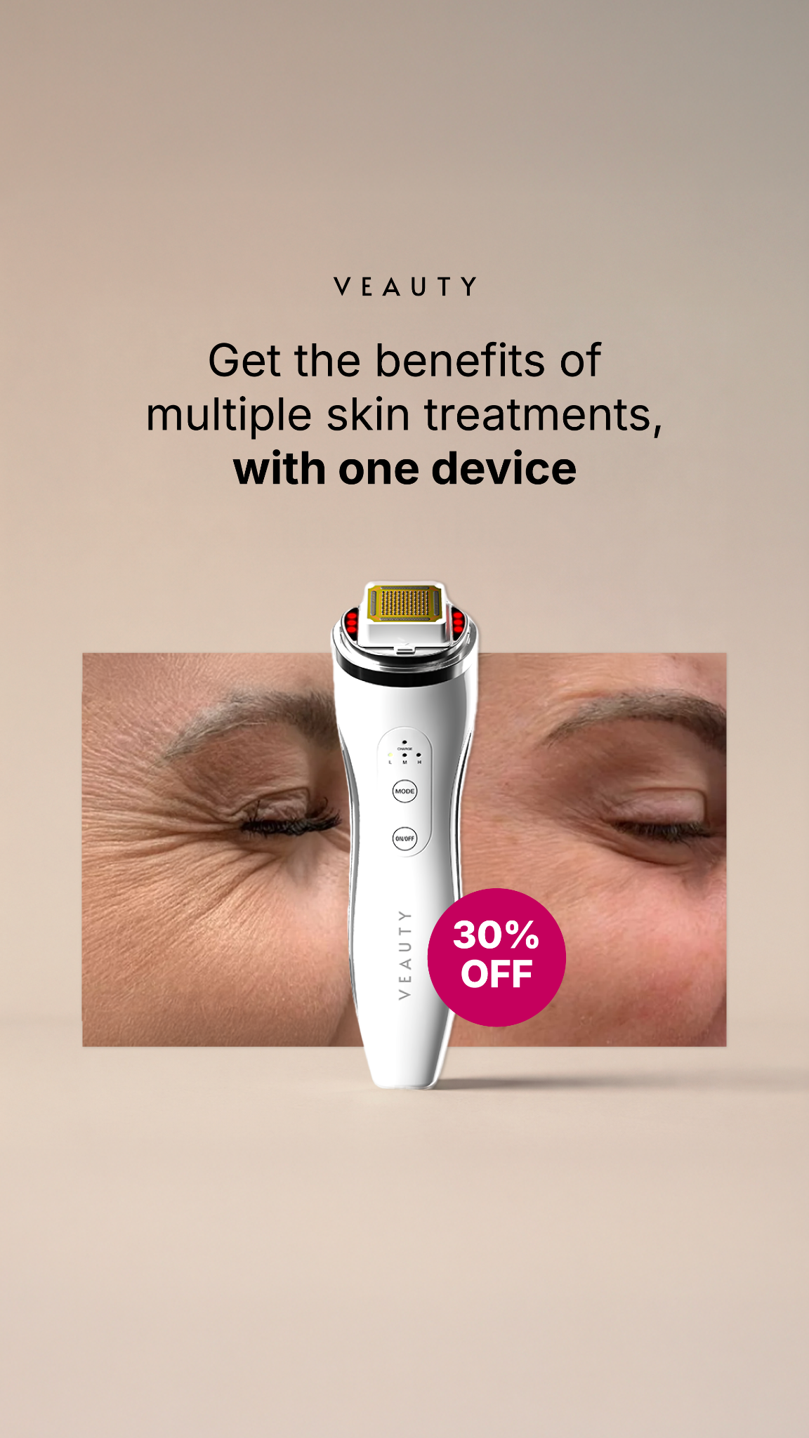 Veauty Facebook ad