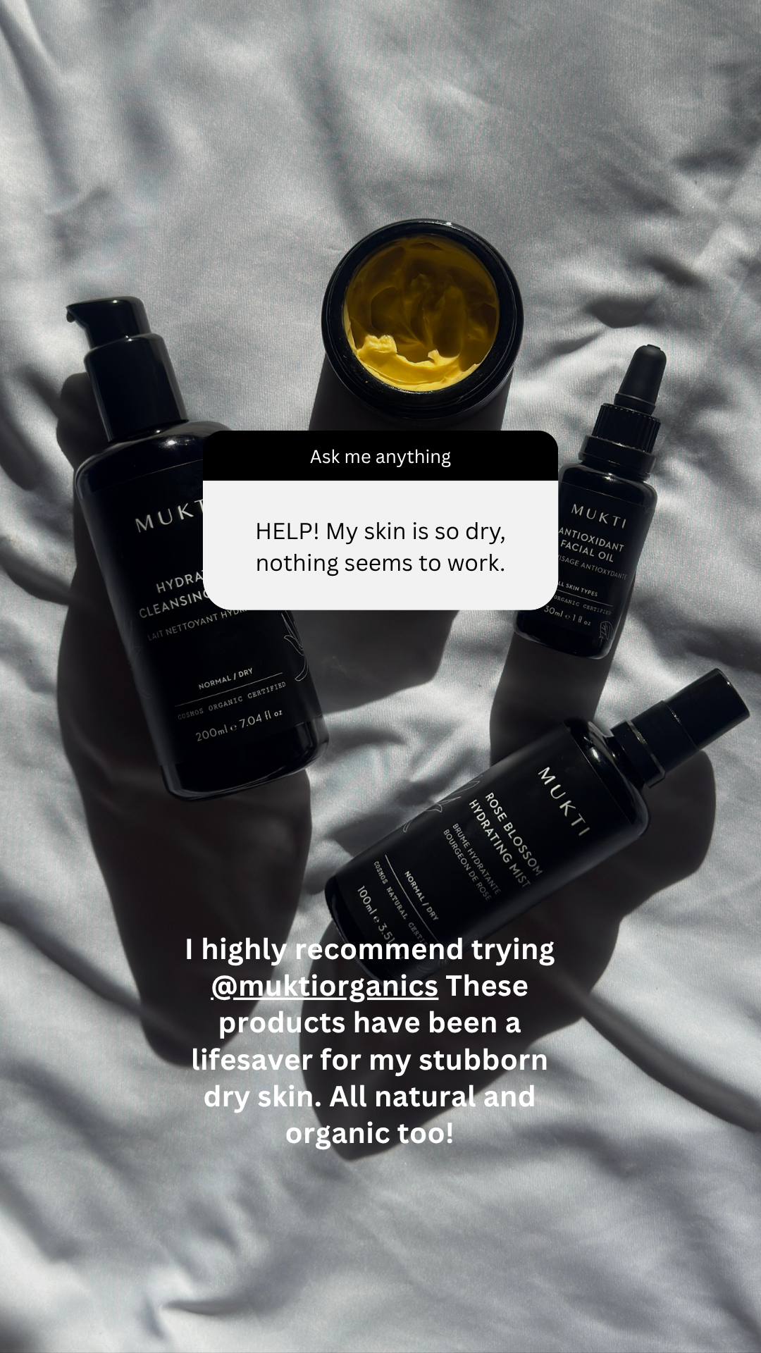 Mukti Organics Facebook ad
