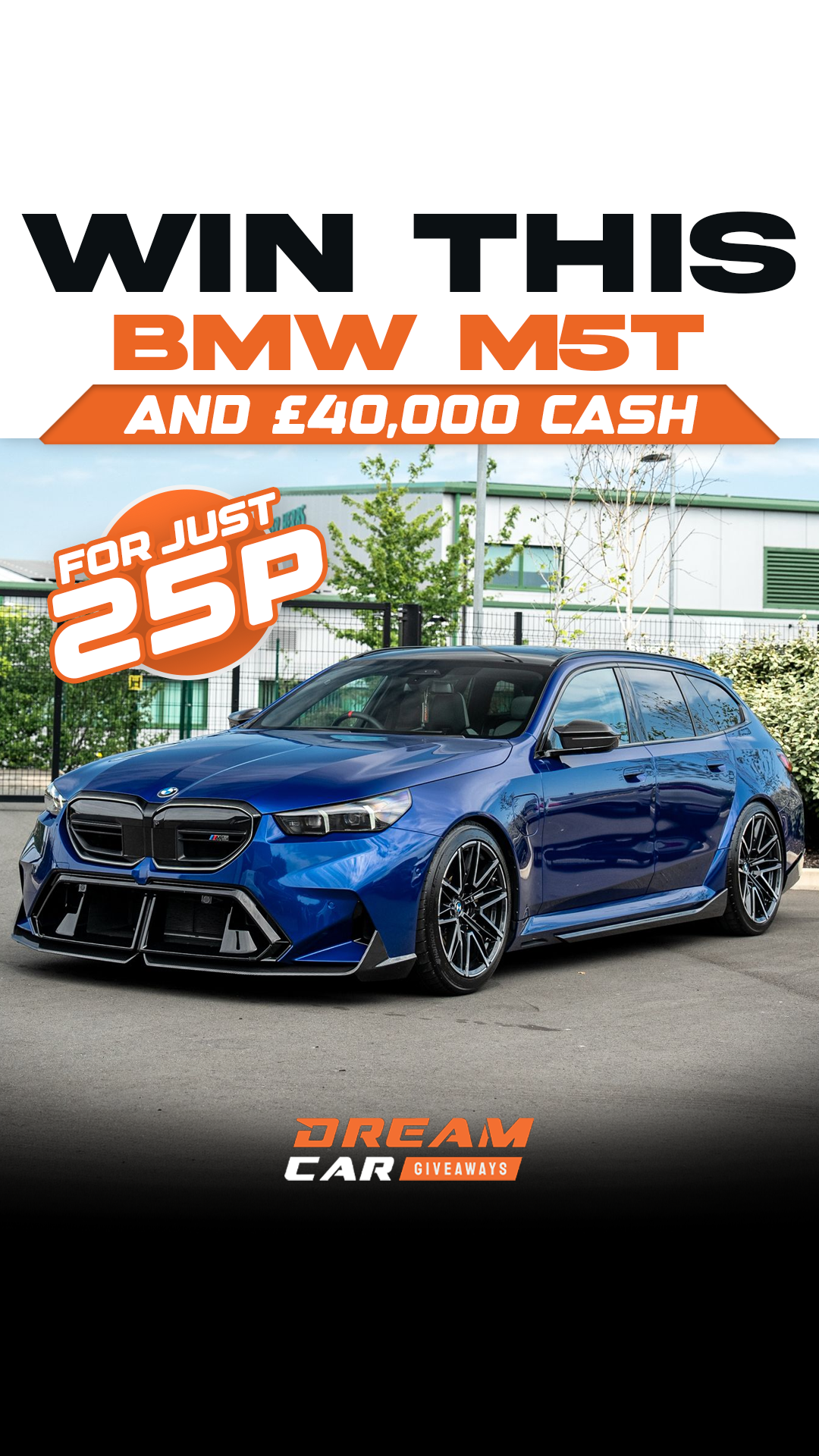 Dream Car Giveaways Facebook ad