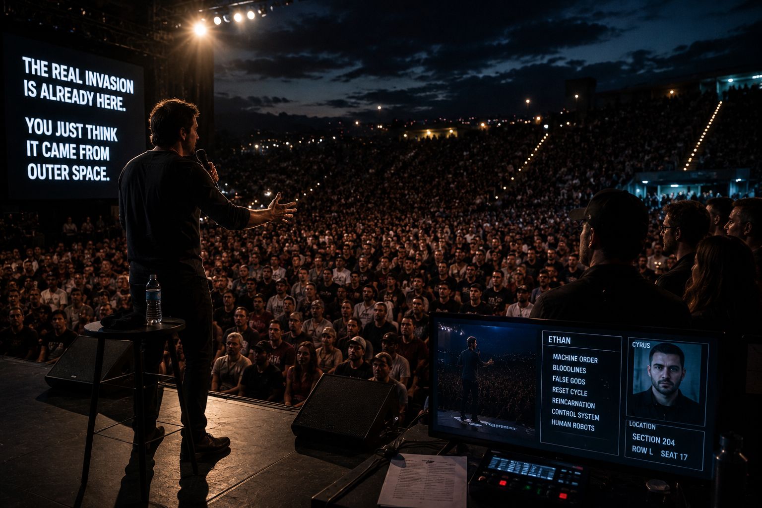 Joshua Swift Facebook ad: The outdoor concert venue had been built for…