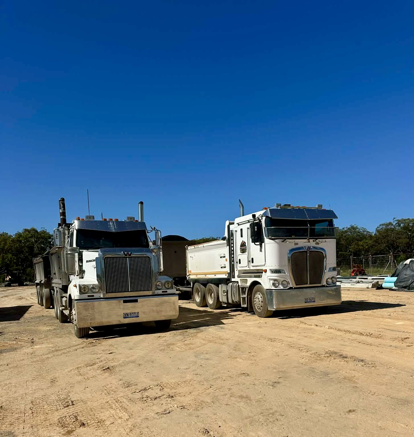 Tidy Earthworks & Excavations Facebook ad: Transport, Tippers/ Truck and dog hire