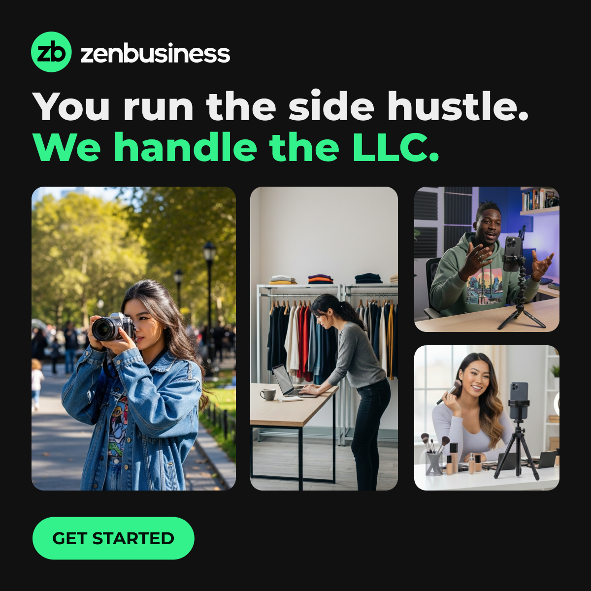 ZenBusiness Facebook ad