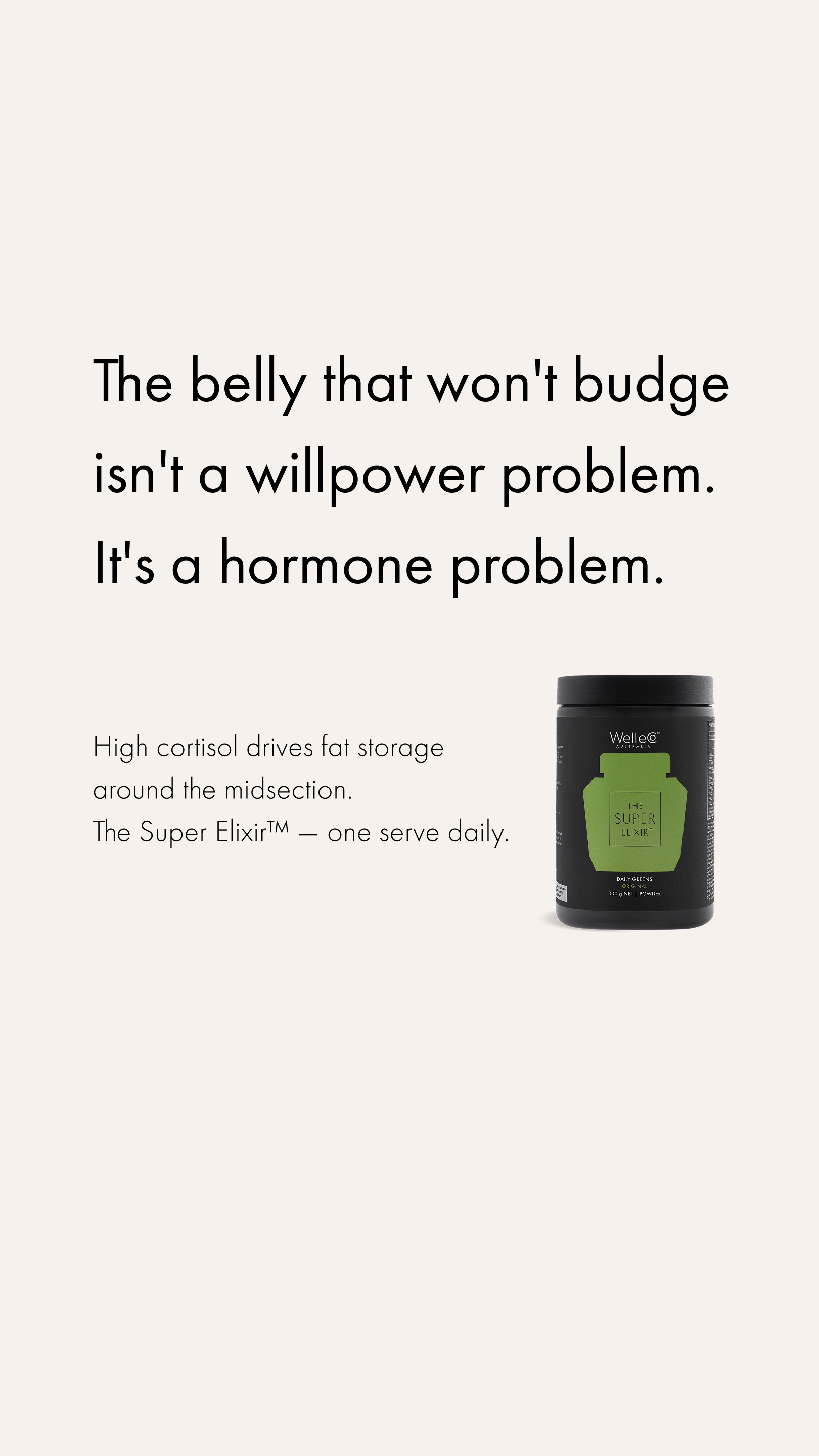 WelleCo Facebook ad
