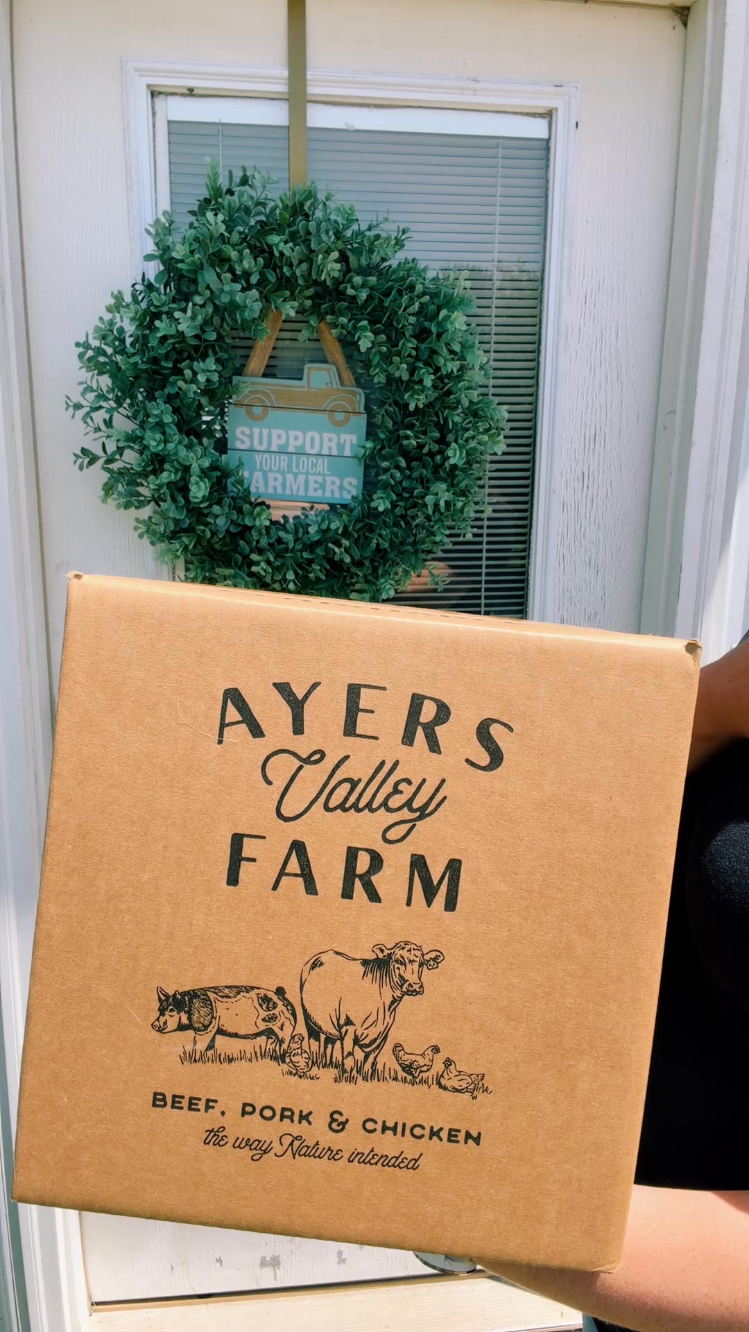 Ayers Valley Farm Facebook ad: One Farm. One Standard. Every Single Order.