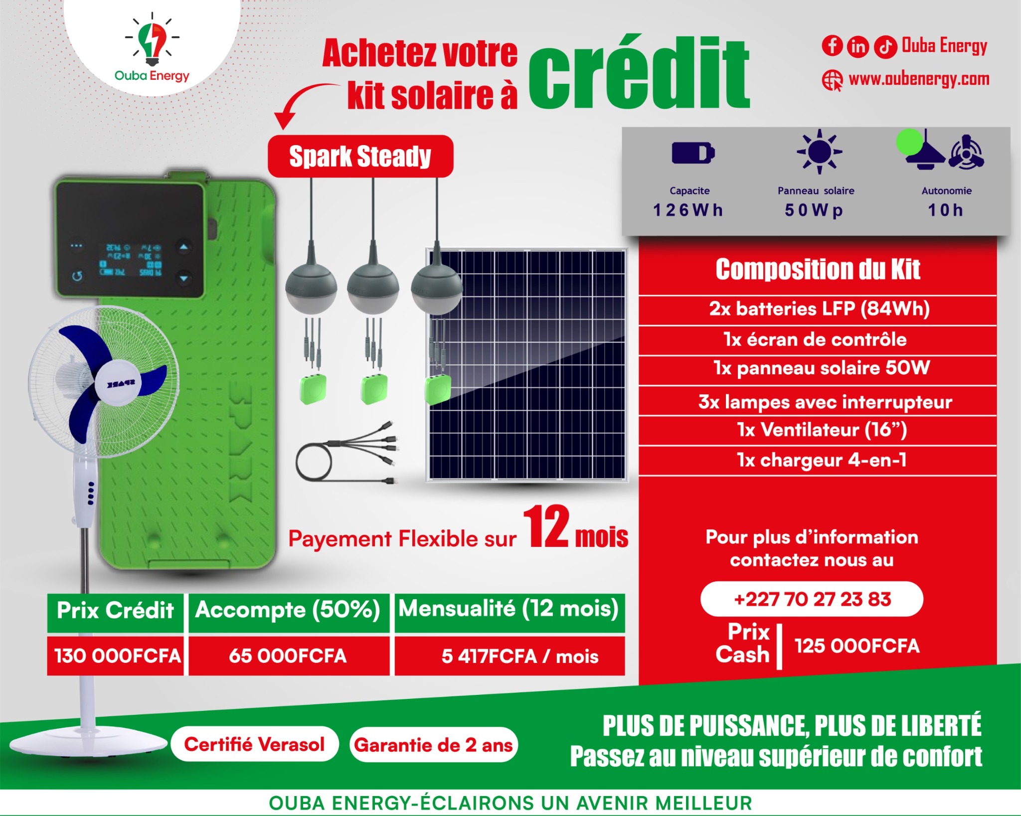 Ouba Energy Facebook ad from May 19, 2026