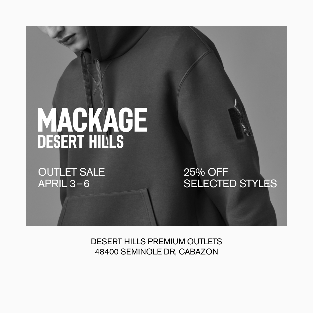 Mackage Facebook ad