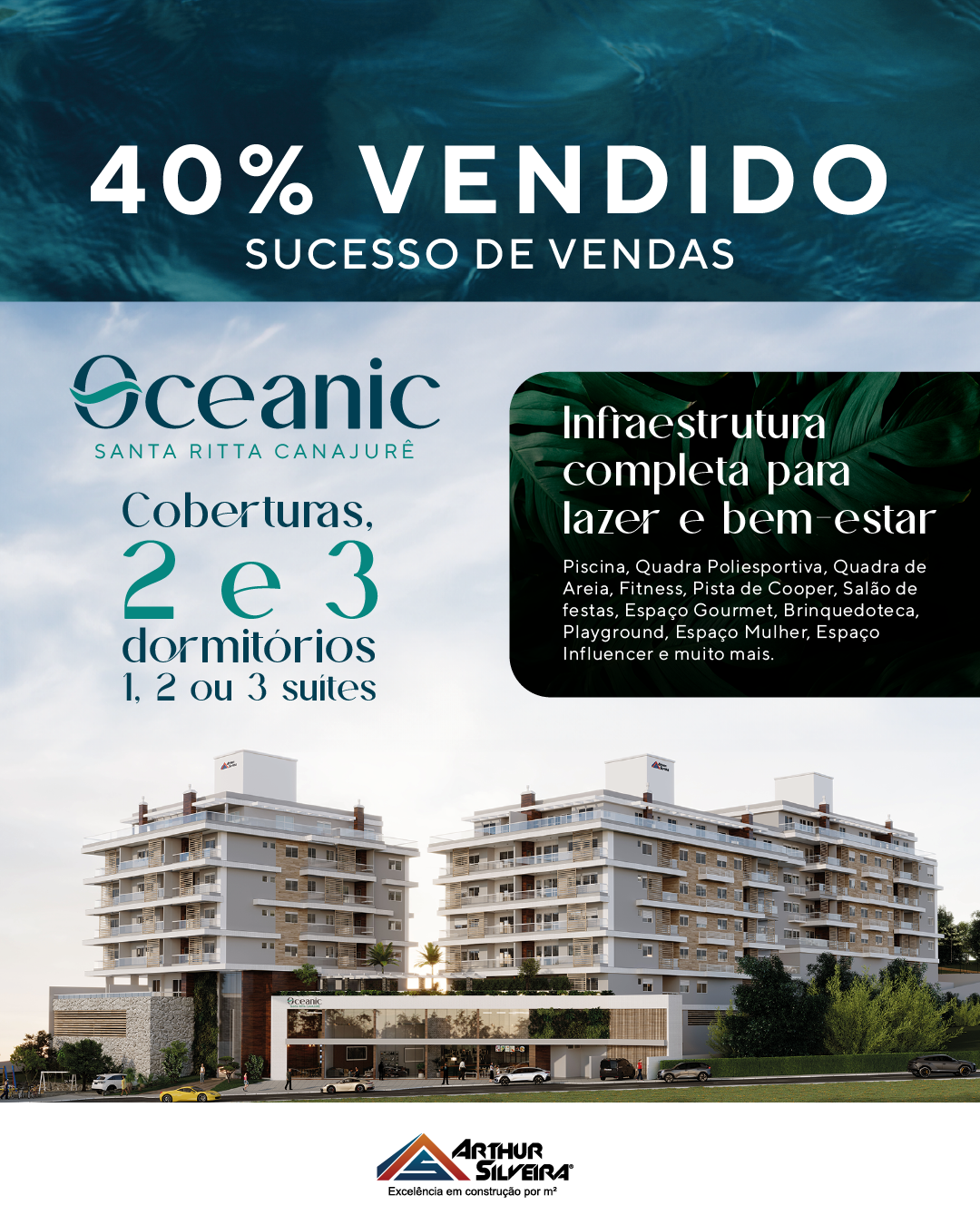 Arthur Silveira Construtora e Incorporadora Facebook ad: O Oceanic Santa Ritta Canajurê é um projeto…