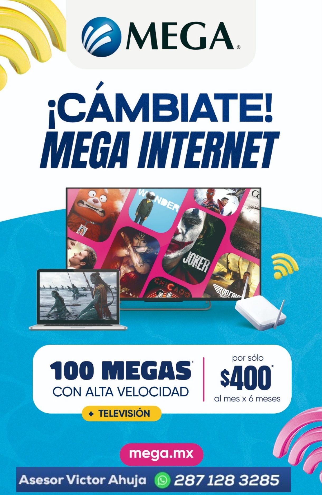 Victor AHUJA MEGA Facebook ad: !APROVECHA ESTA SUPER PROMOCION!