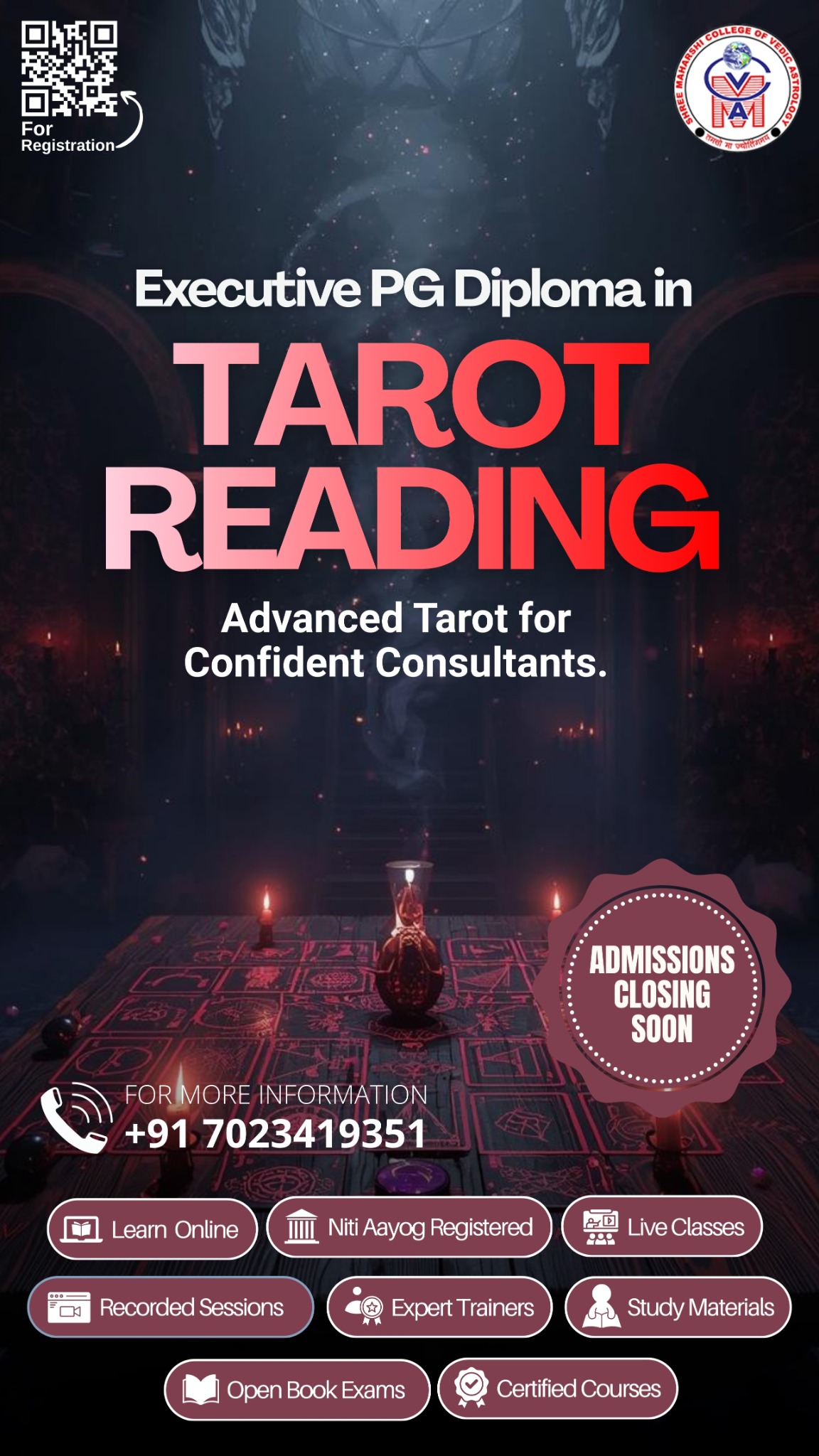 Shree Maharshi College Of Vedic Astrology Facebook ad