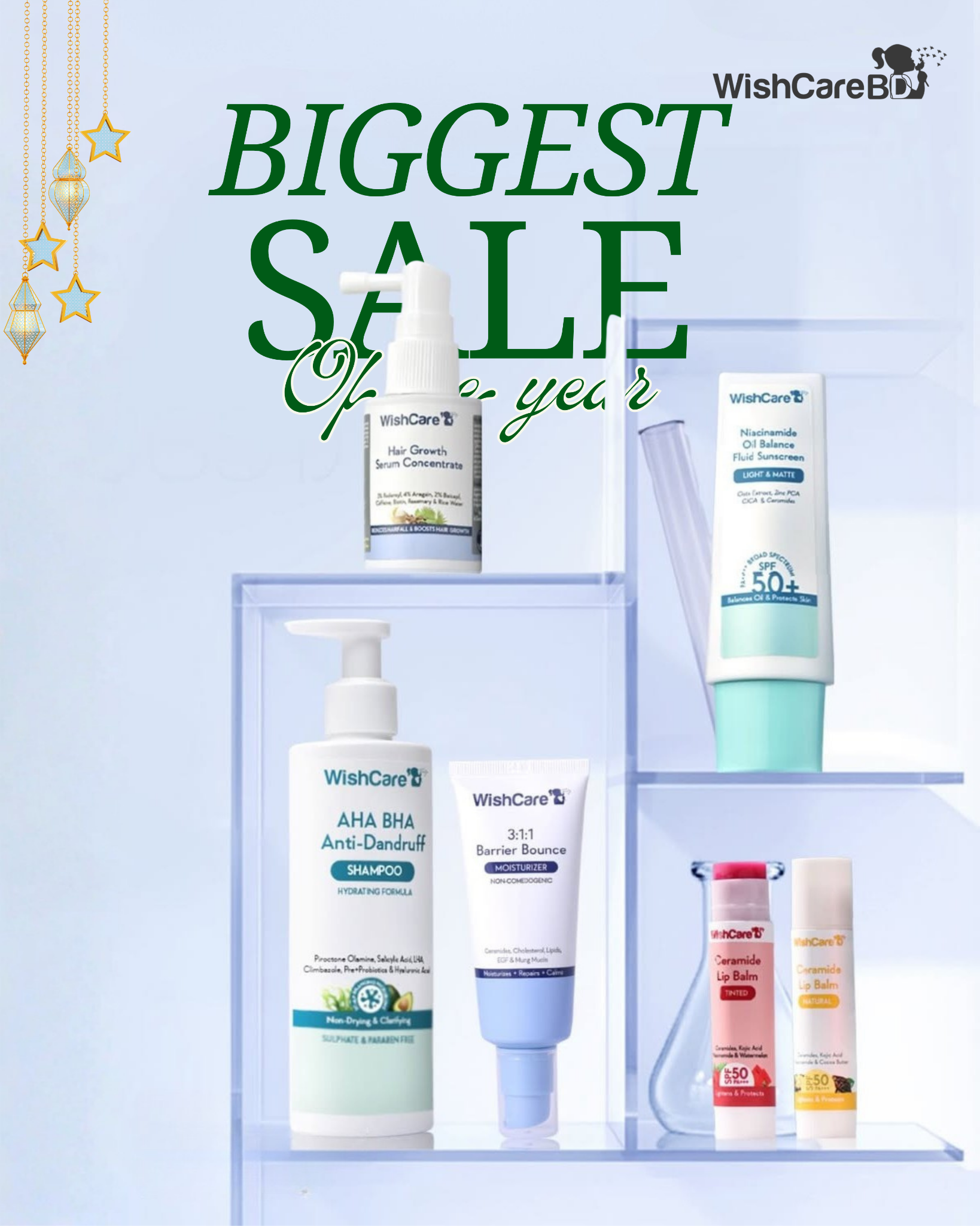 WishCare BD Facebook ad: Biggest WishCare Sale of the Year | Eid Salami Deal