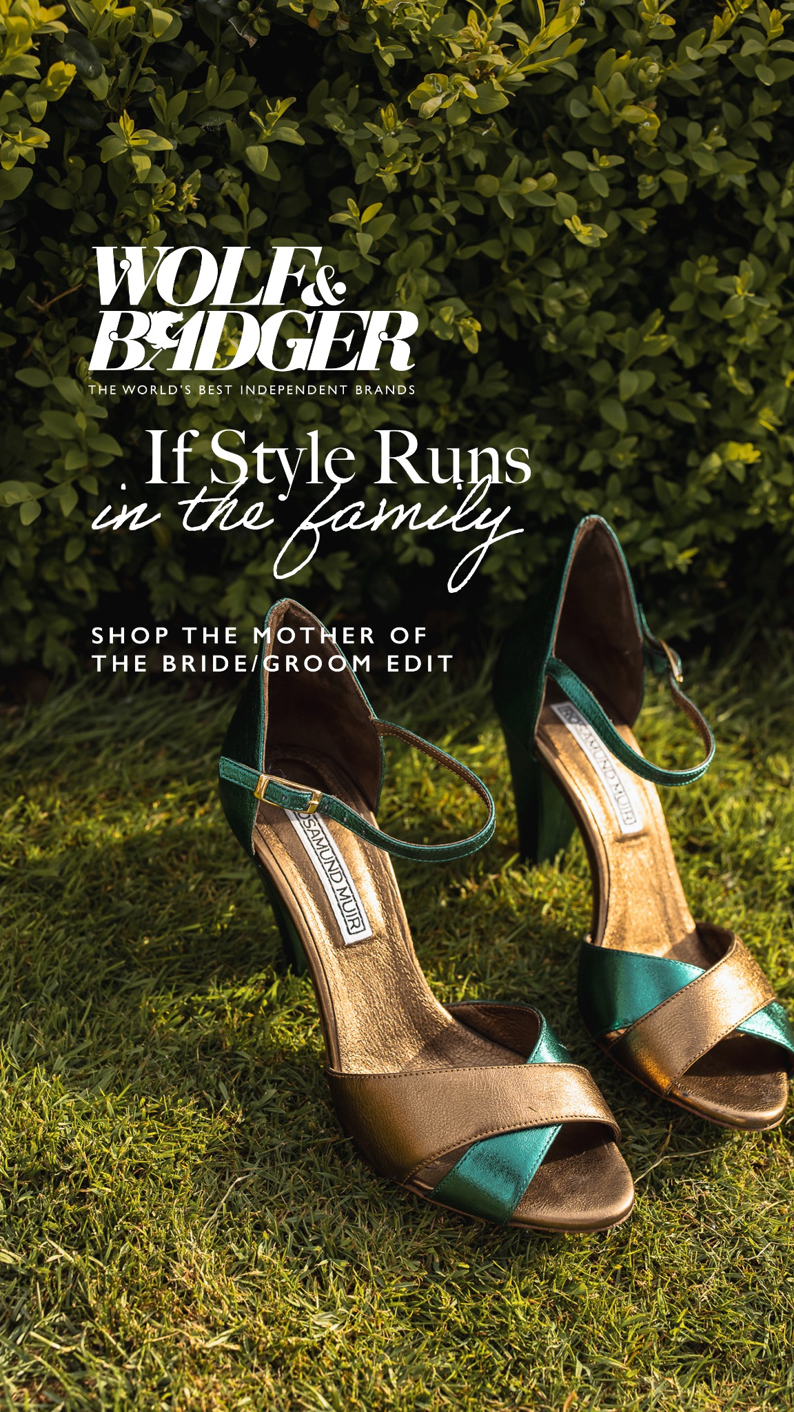 Wolf & Badger Facebook ad