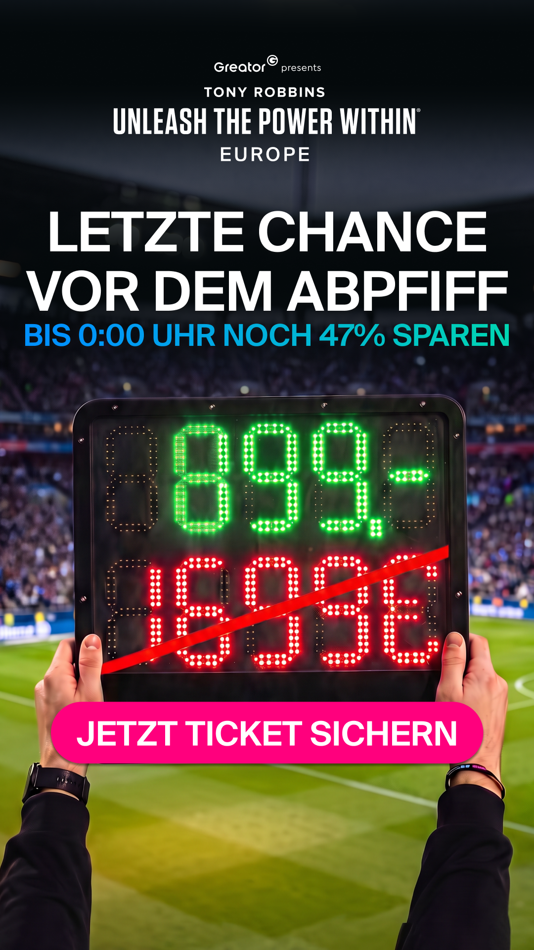 Greator Facebook ad