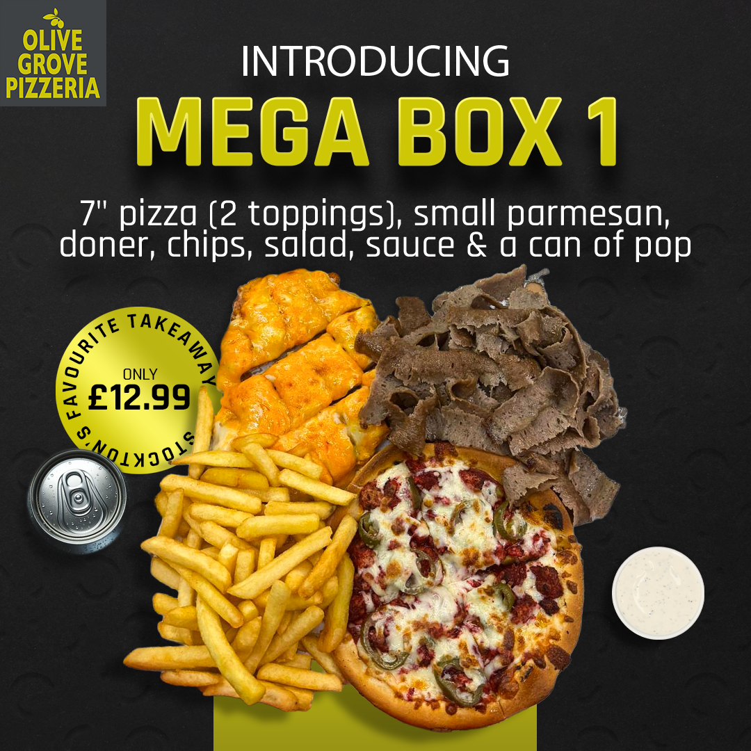 Olive Grove Pizzeria Facebook ad: Big flavours. Bigger value.