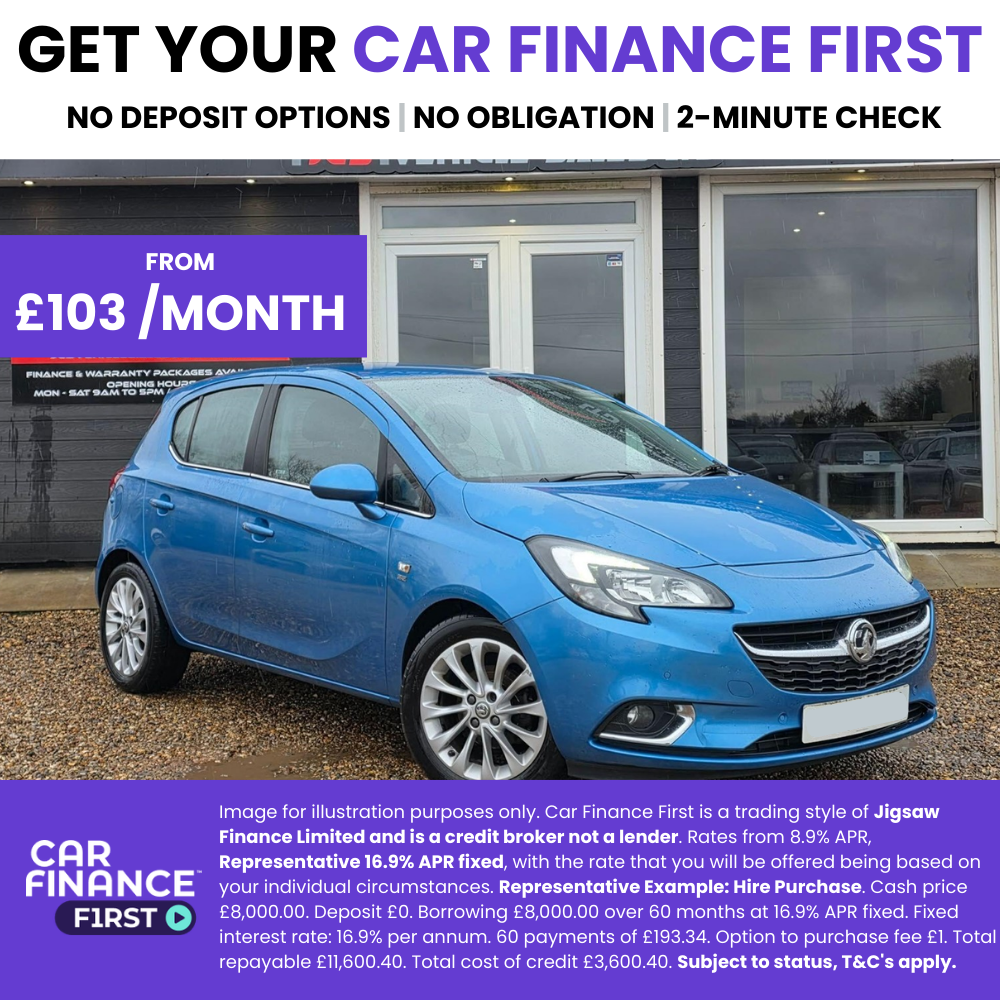 Car Finance First Facebook ad