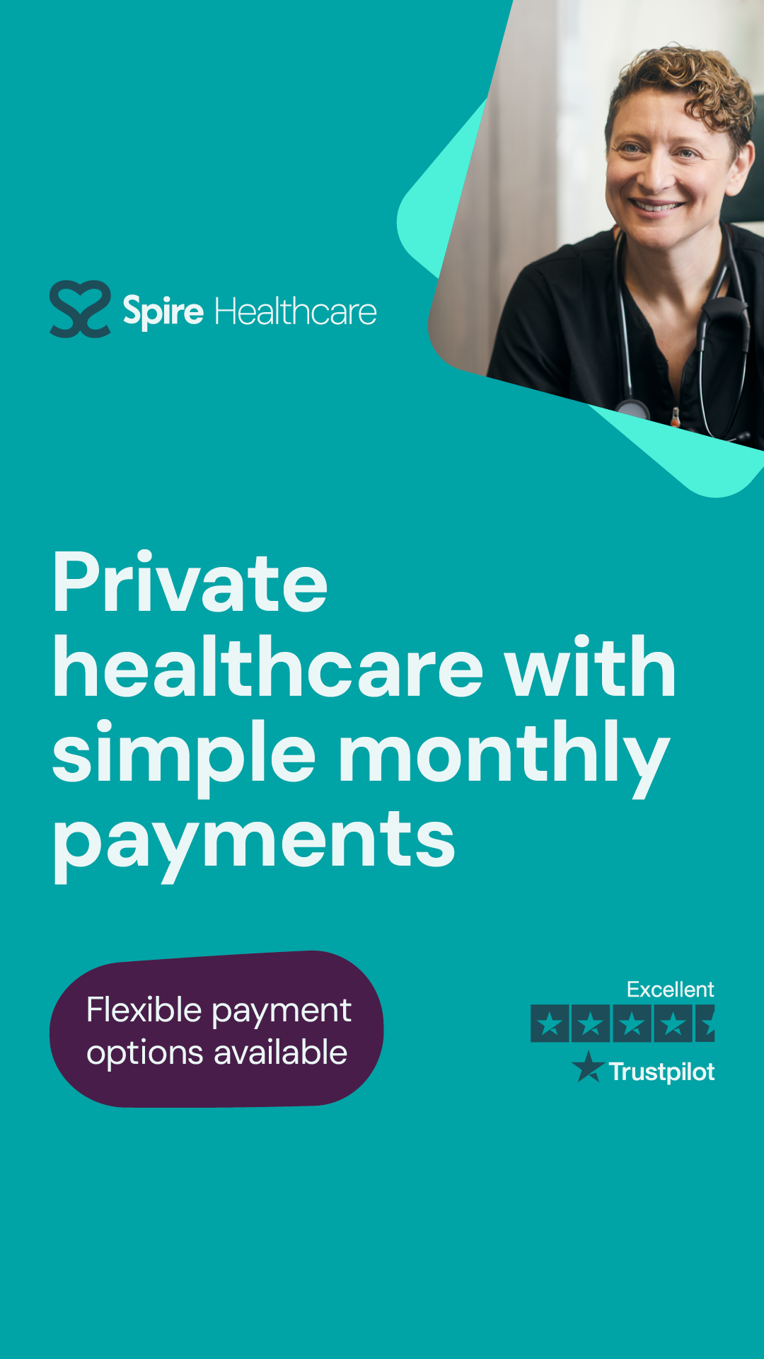 Spire Healthcare Facebook ad